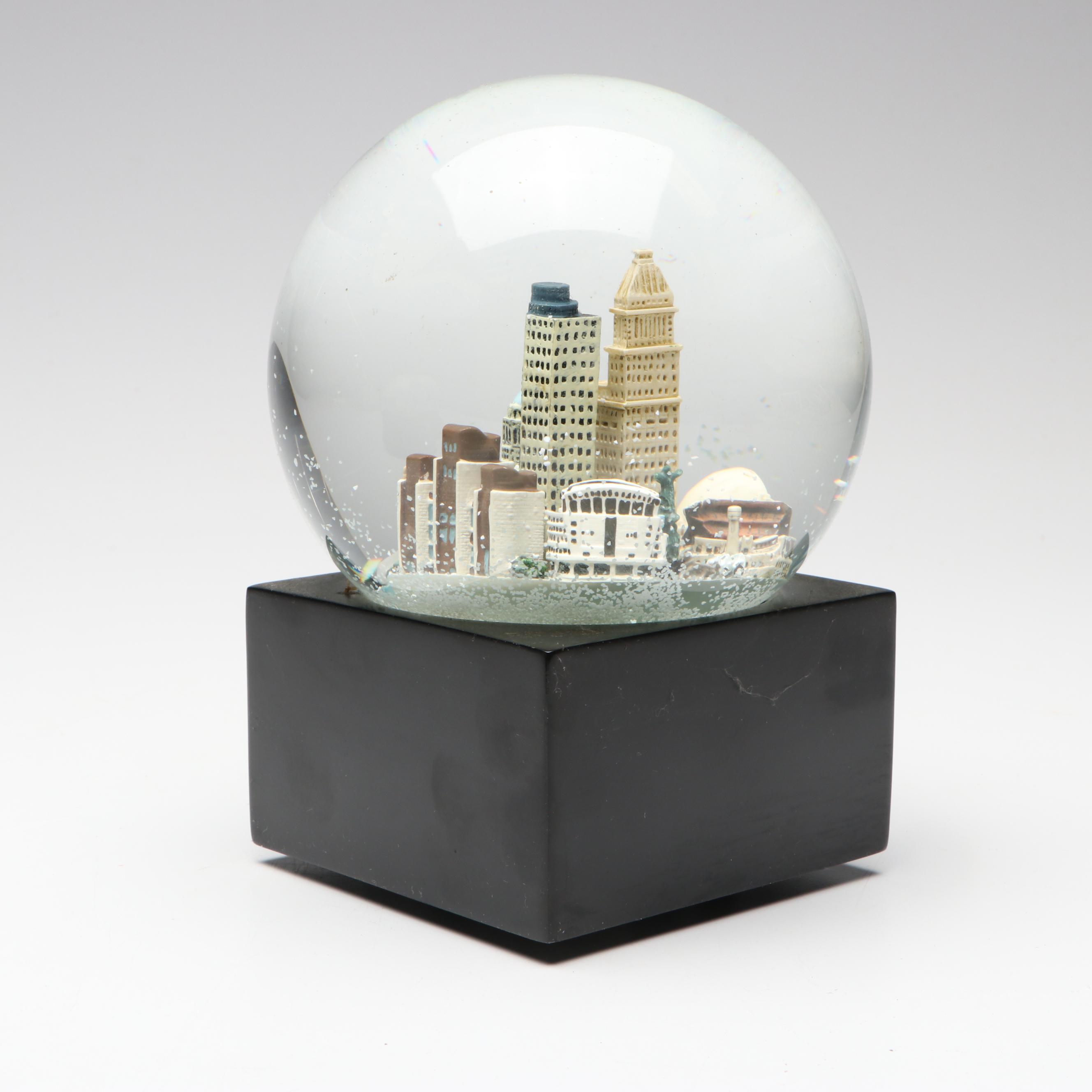 Pfaltzgraff Cardinal and More Christmas Musical Snow Globes