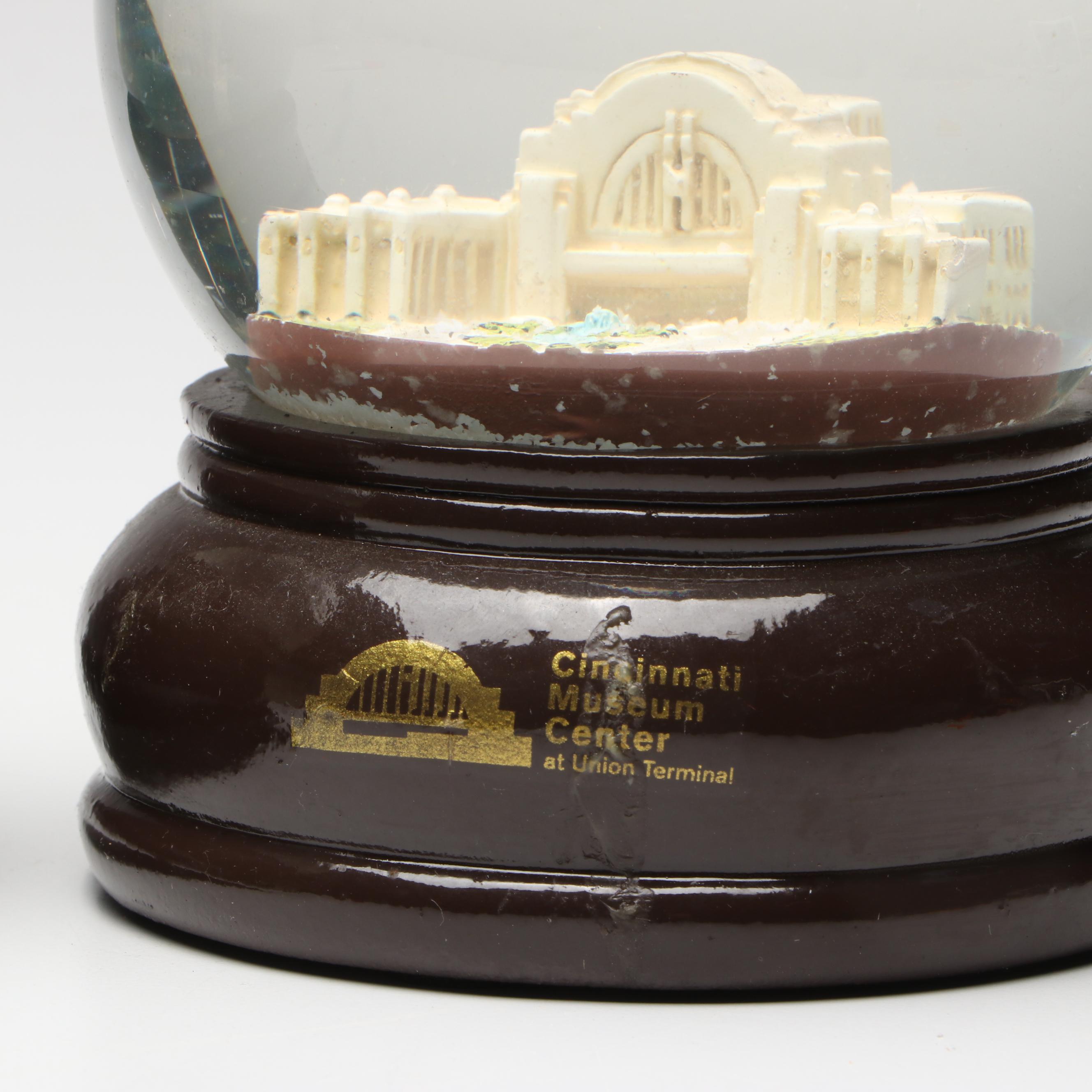 Pfaltzgraff Cardinal and More Christmas Musical Snow Globes