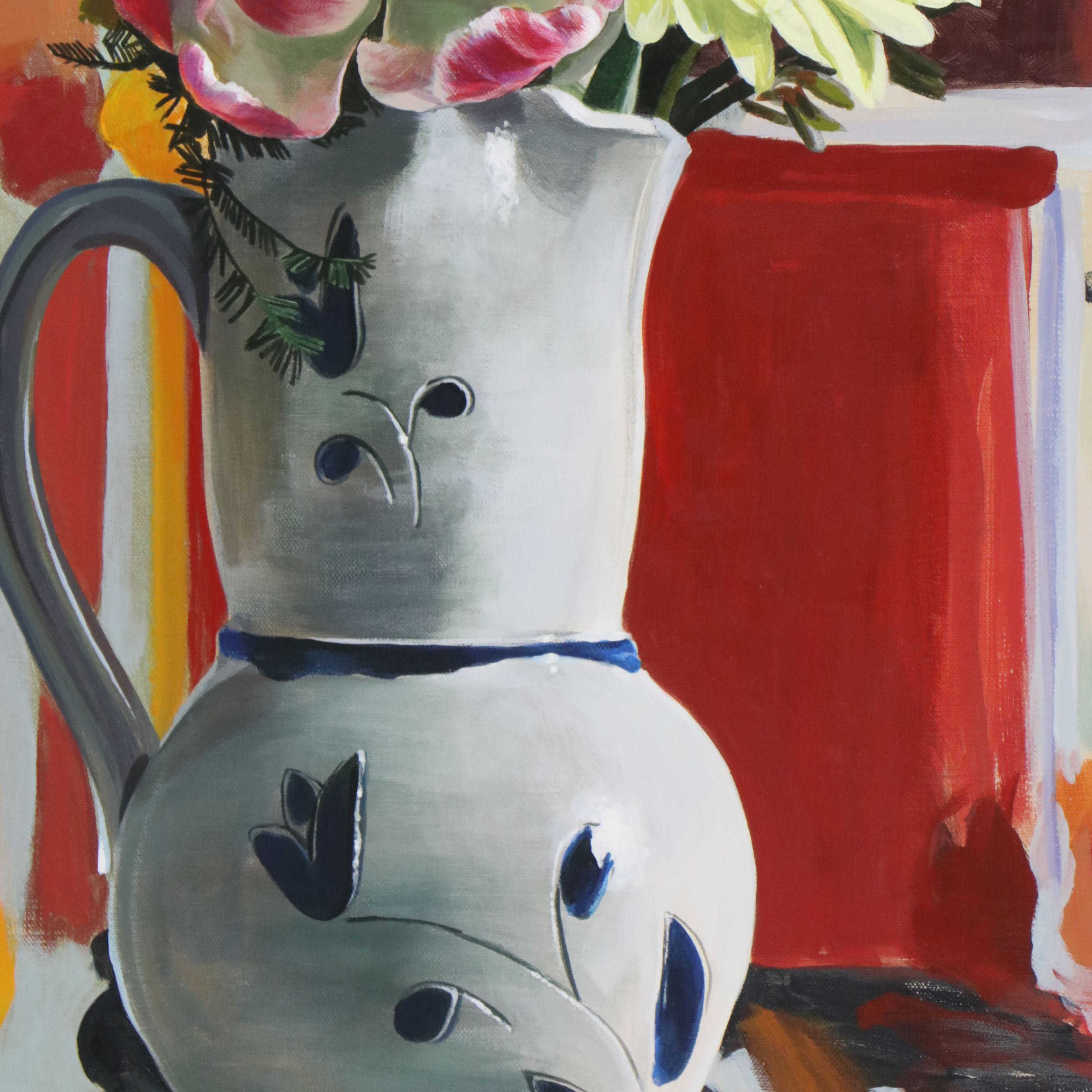 Ben Schonzeit Still Life Acrylic Painting "Dutch Too," 1995