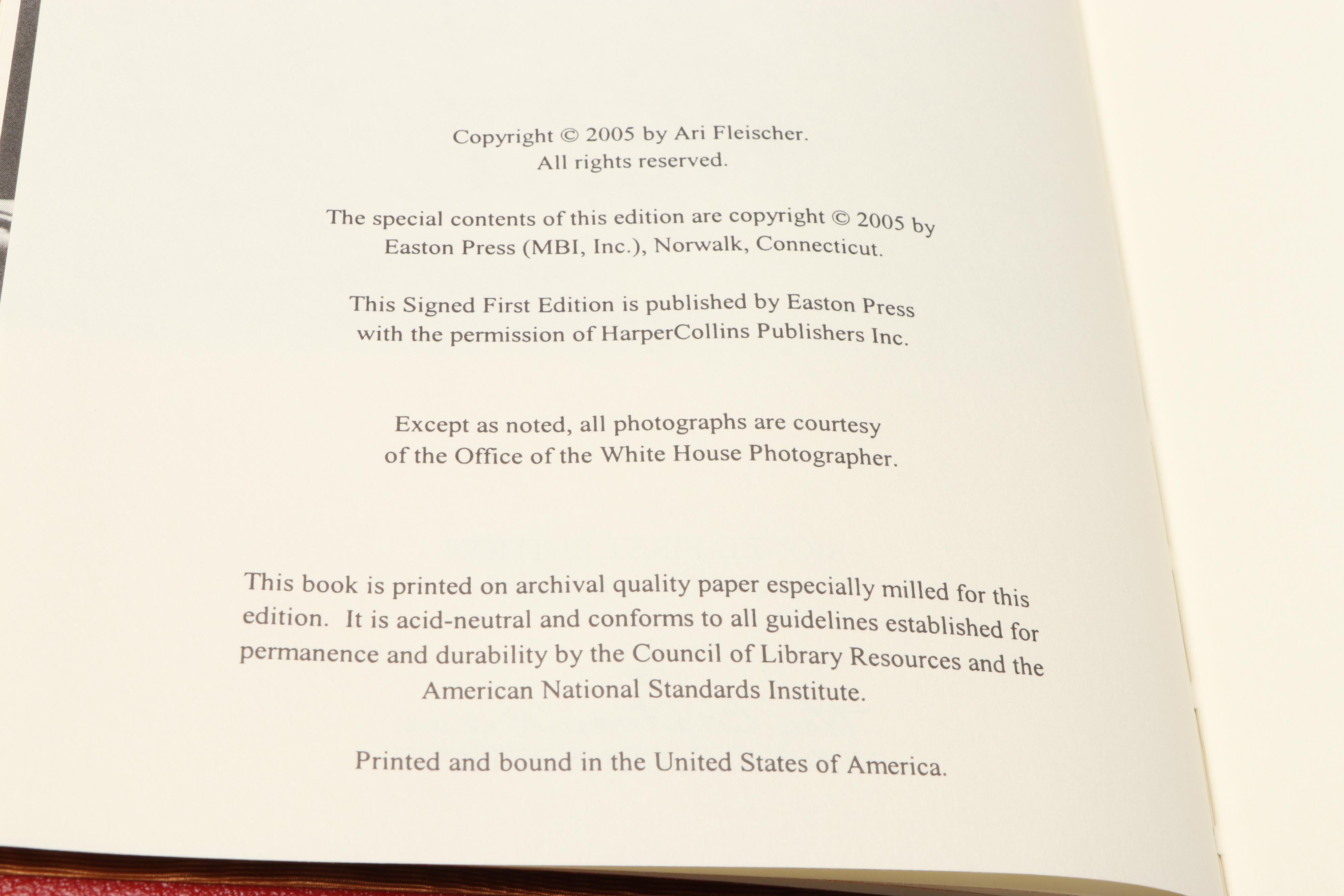 Signed Limited First Edition "Reporting Live" by Lesley Stahl and More Books