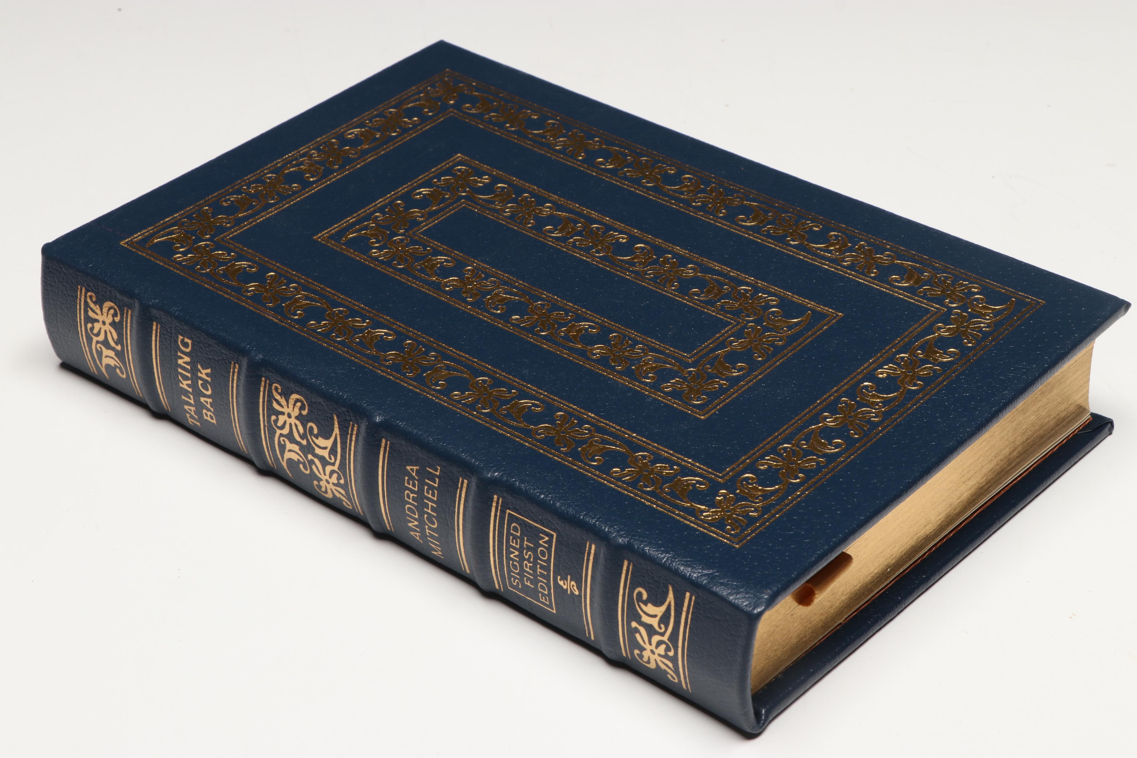 Signed Limited First Edition "Reporting Live" by Lesley Stahl and More Books