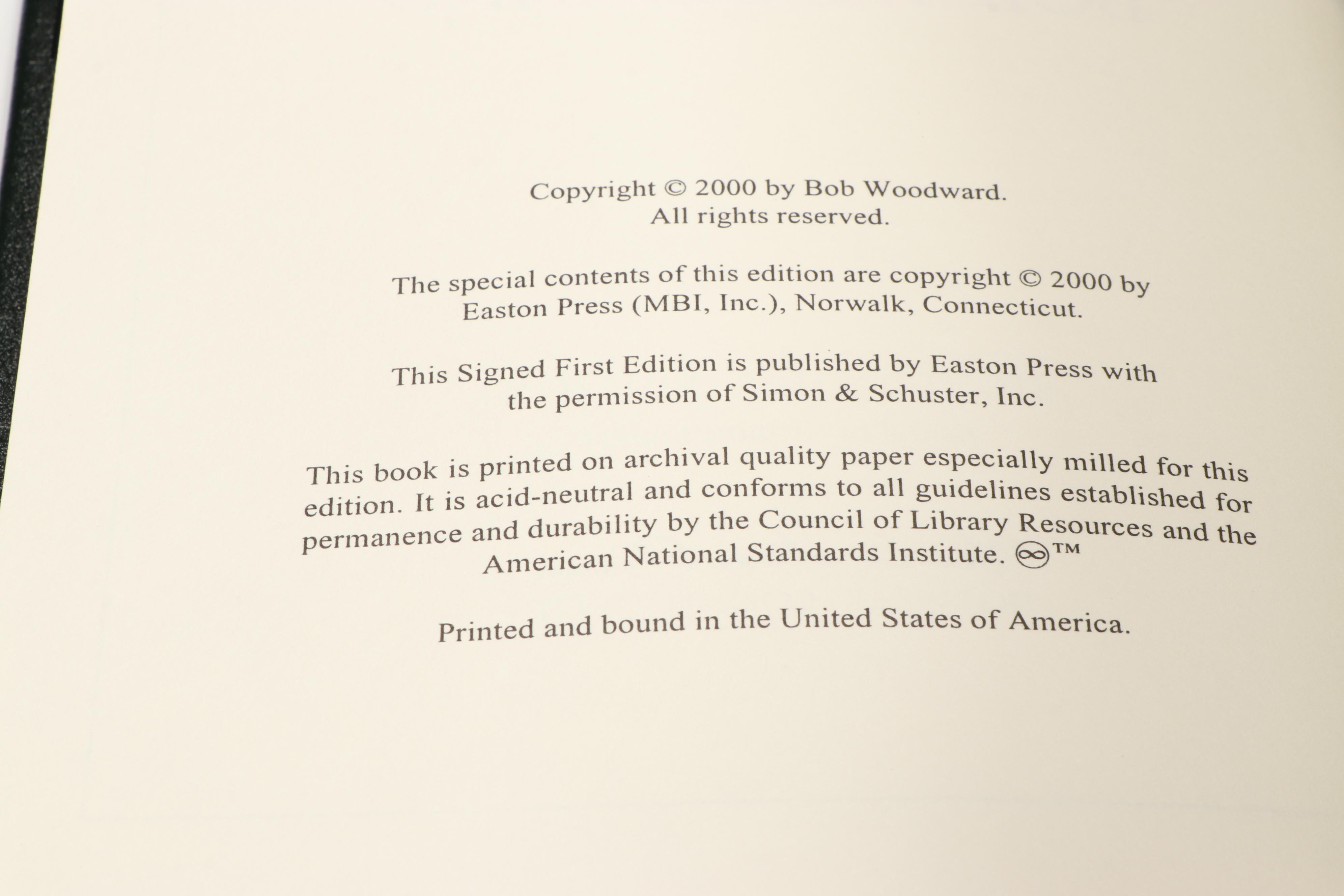 Signed Limited First Edition "Reporting Live" by Lesley Stahl and More Books
