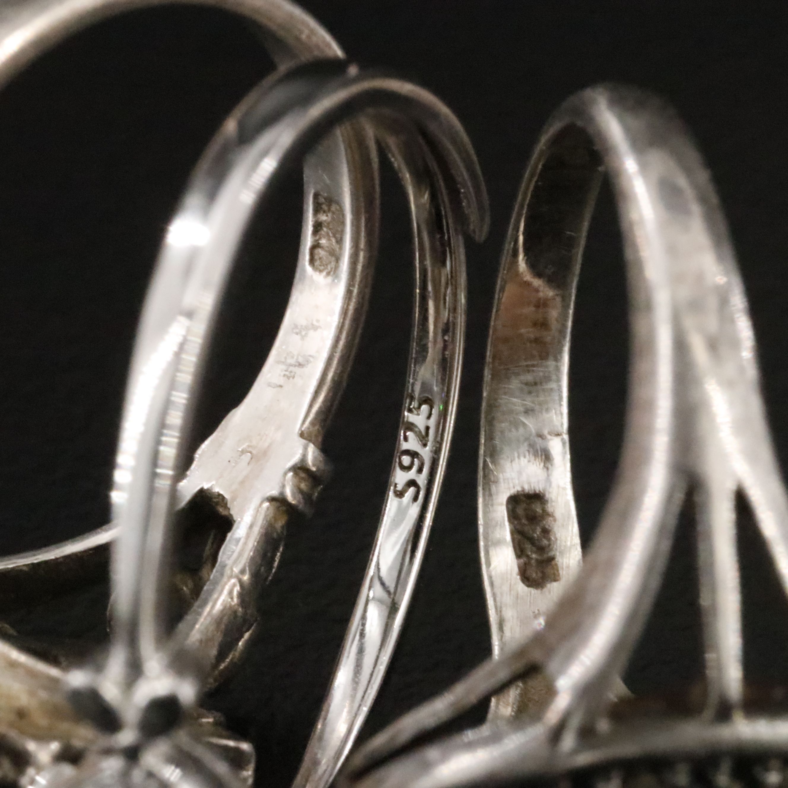 Pearl, Moonstone and Sapphire Featured in Sterling Ring Collection