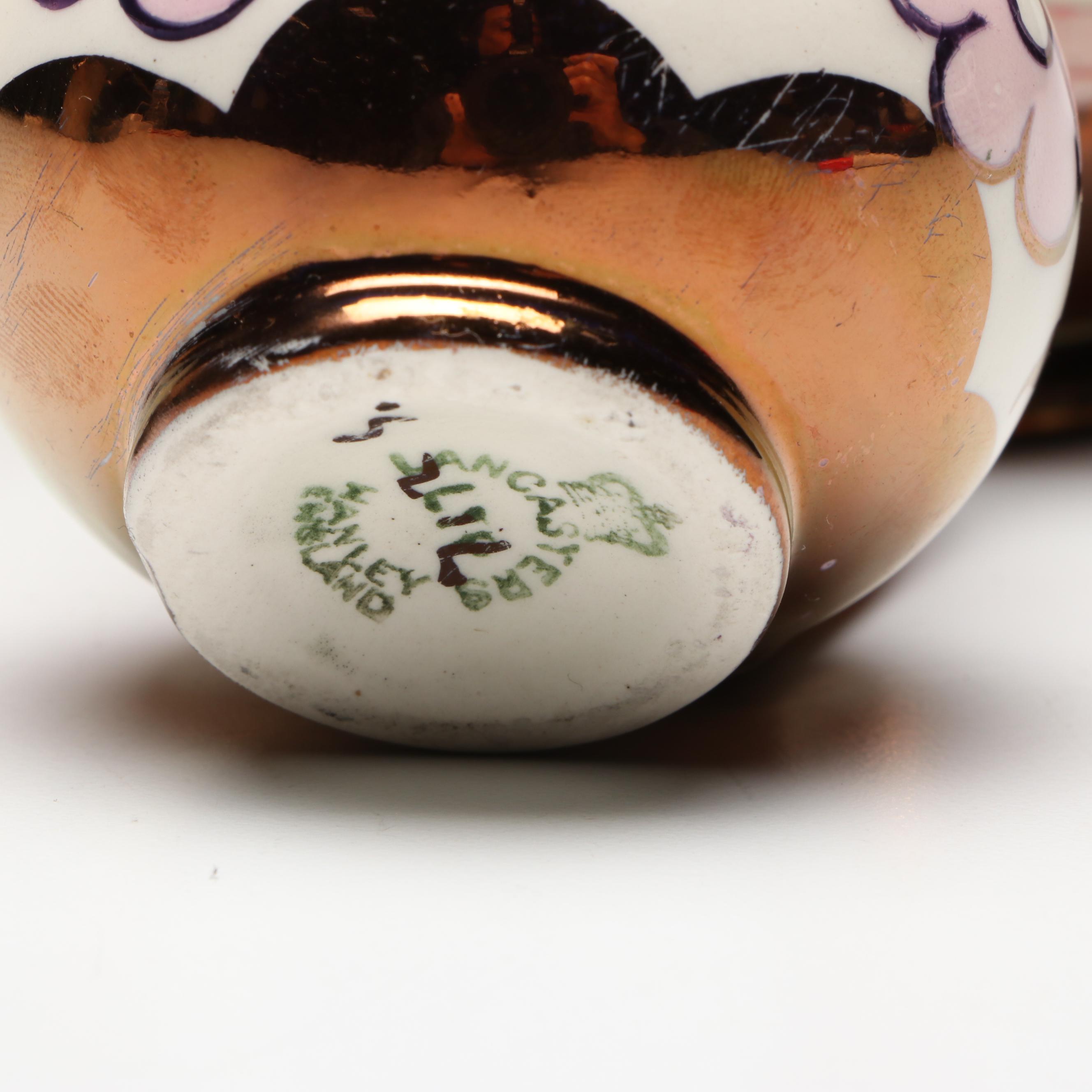 Lancaster & Sandland with Other Vintage Ceramic Lusterware Pitchers