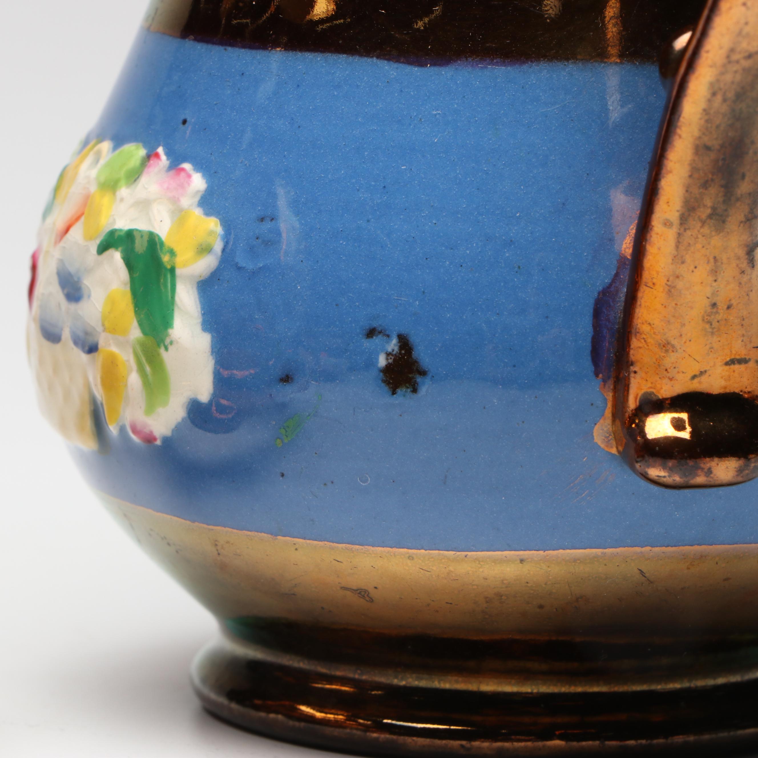 Lancaster & Sandland with Other Vintage Ceramic Lusterware Pitchers