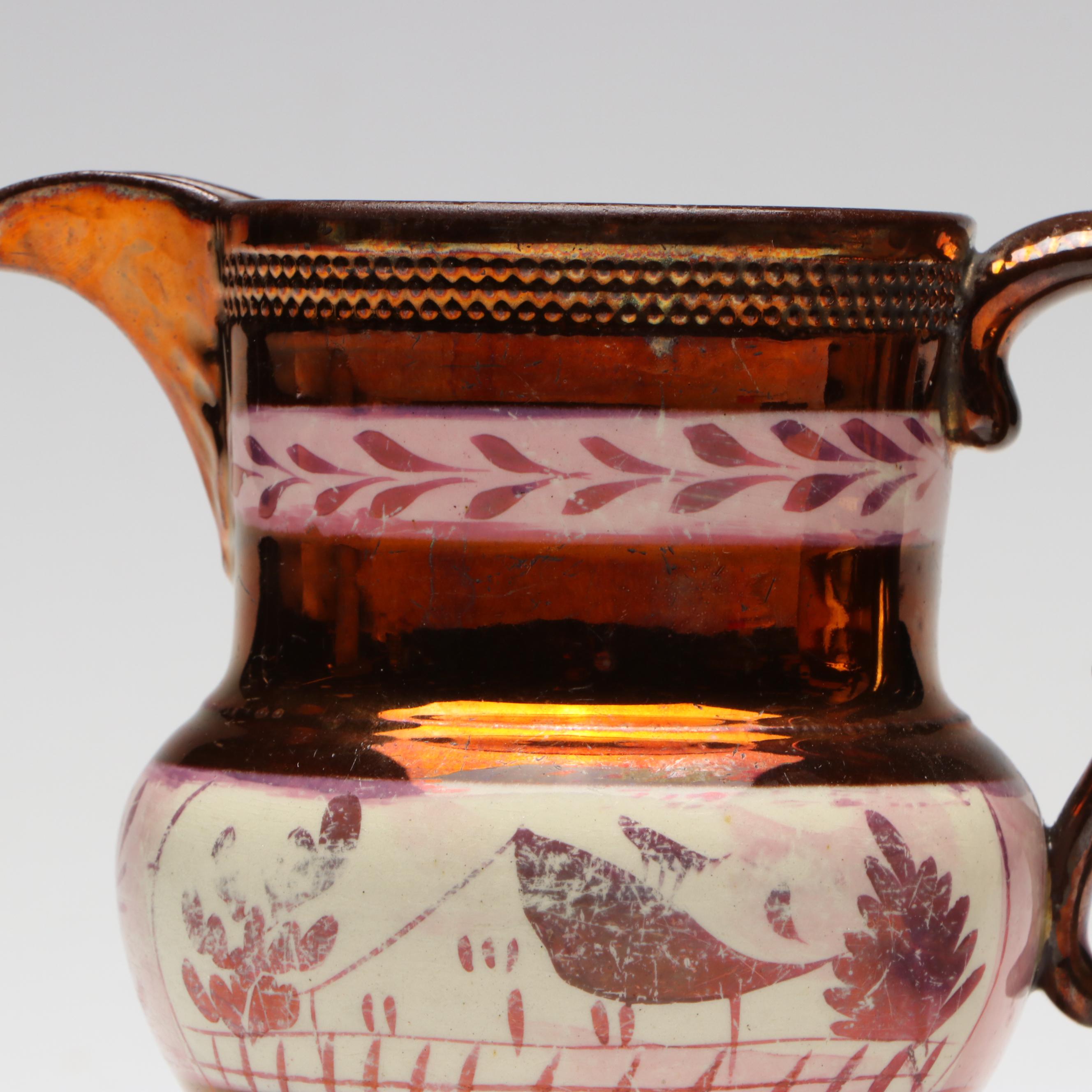 Lancaster & Sandland with Other Vintage Ceramic Lusterware Pitchers