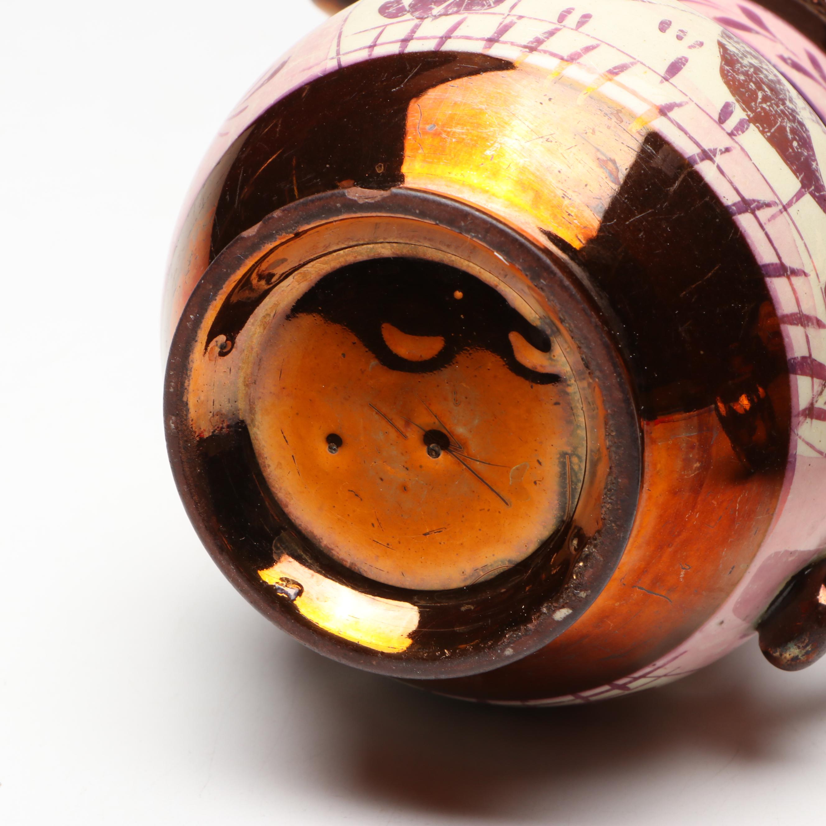 Lancaster & Sandland with Other Vintage Ceramic Lusterware Pitchers