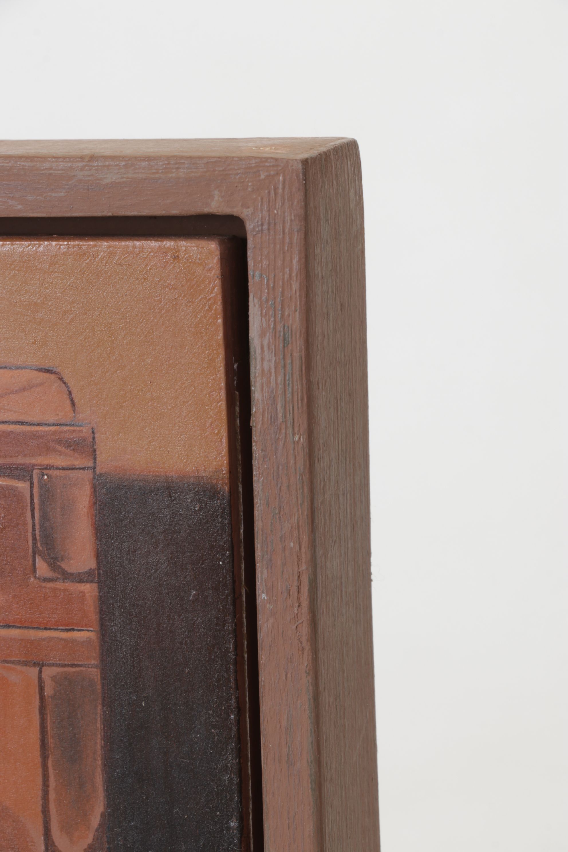 Manuel Hughes Still Life Oil Painting of Copper Finial, Mid to Late 20th Century