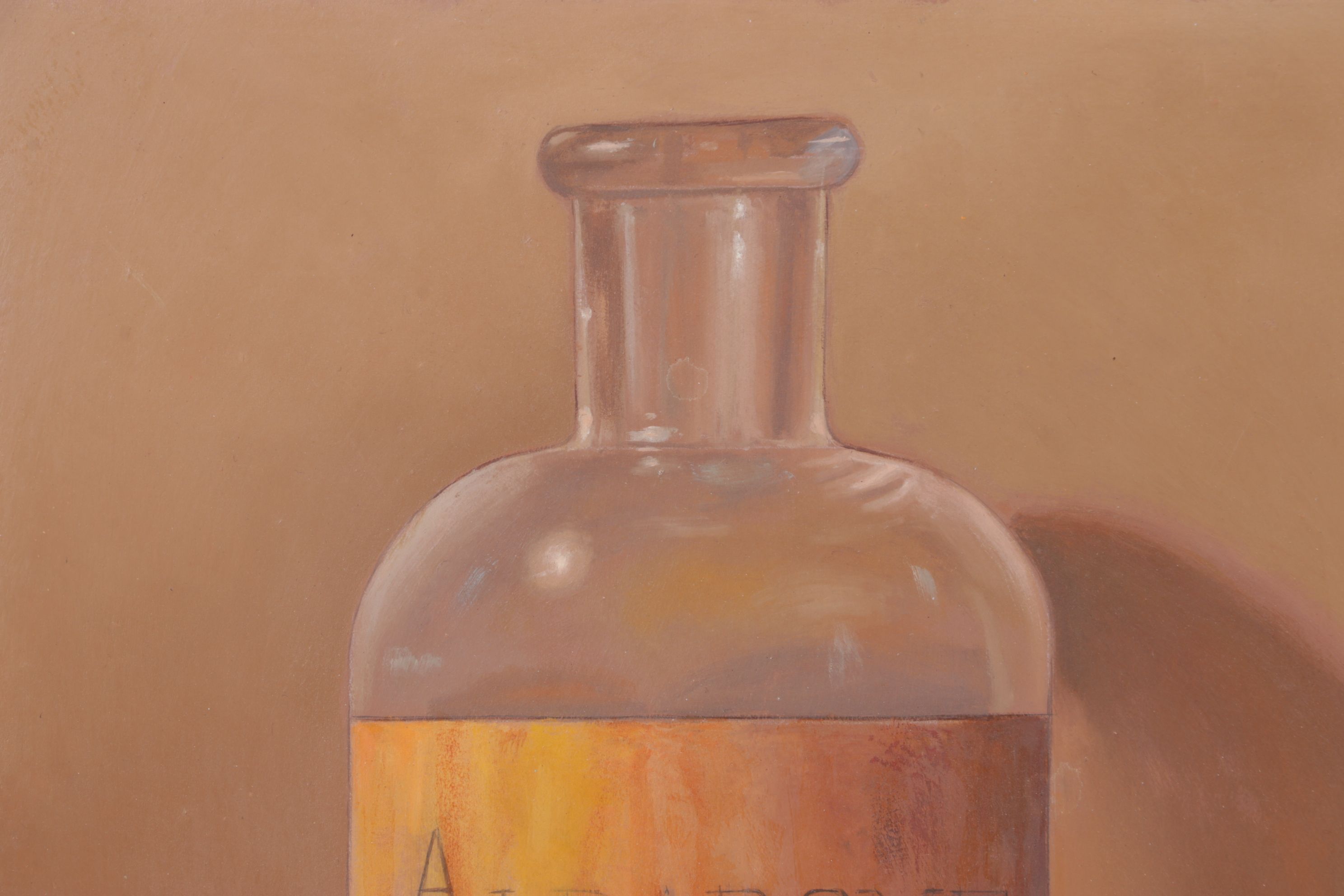Manuel Hughes Oil Painting "Albarome Labdanum", Mid to Late 20th Century