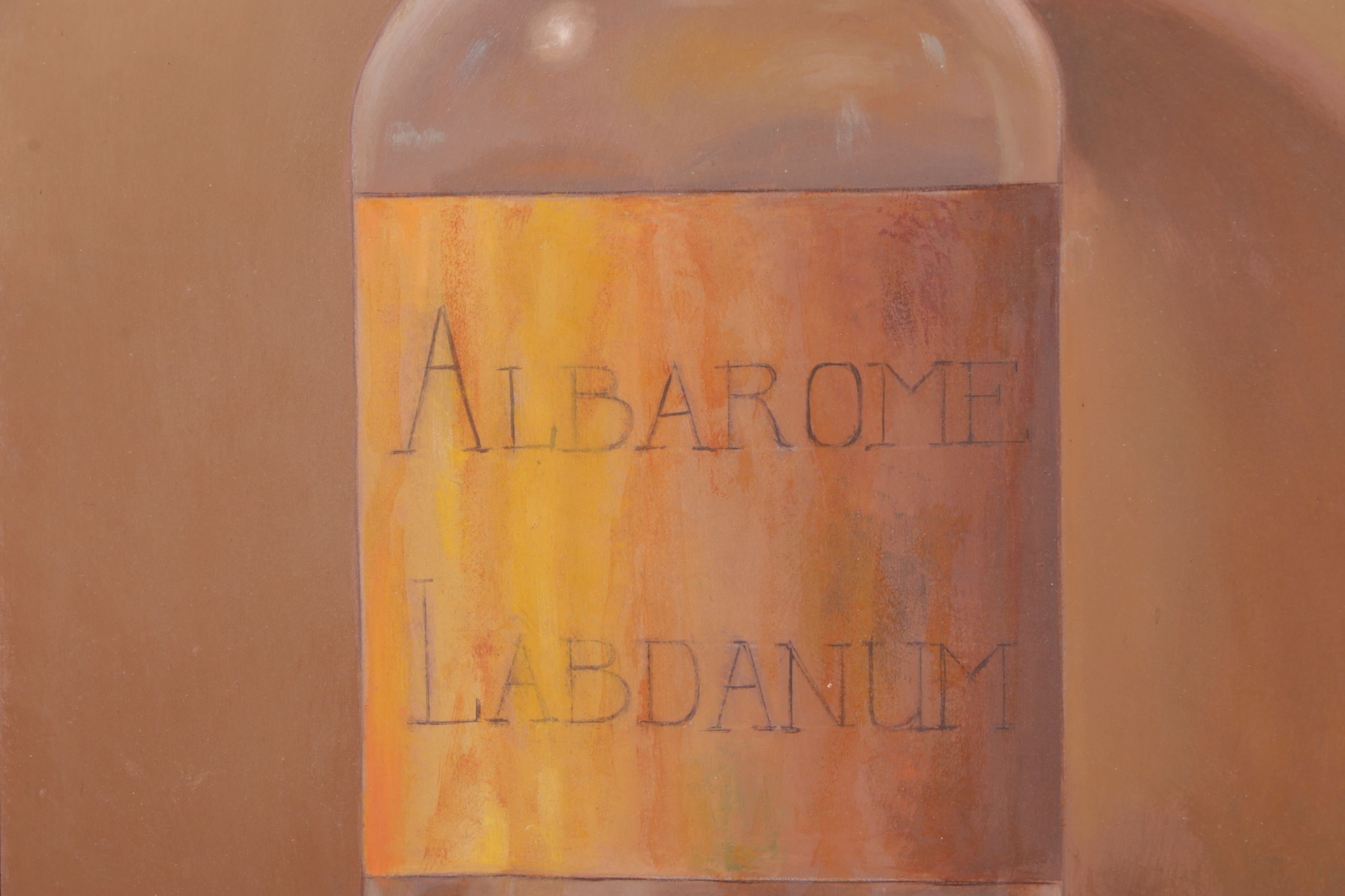 Manuel Hughes Oil Painting "Albarome Labdanum", Mid to Late 20th Century