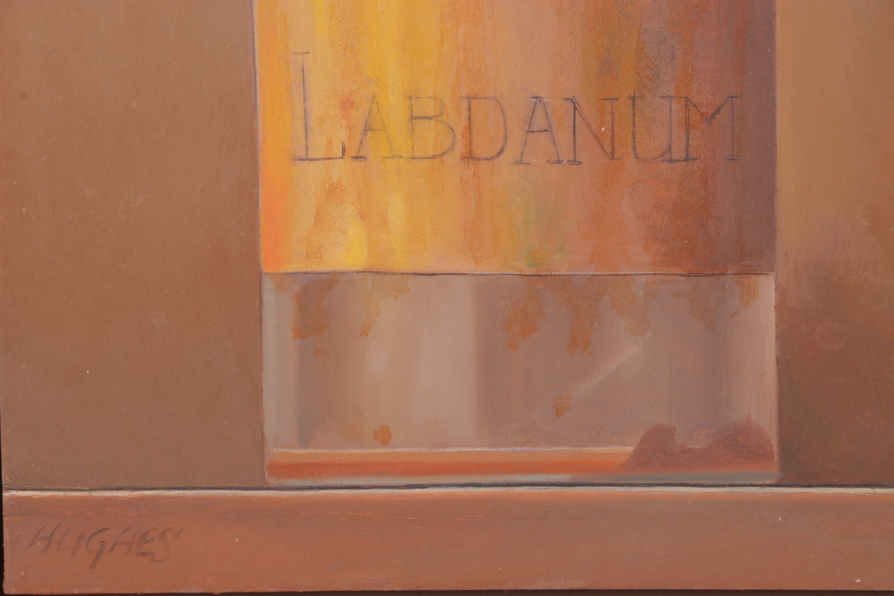 Manuel Hughes Oil Painting "Albarome Labdanum", Mid to Late 20th Century