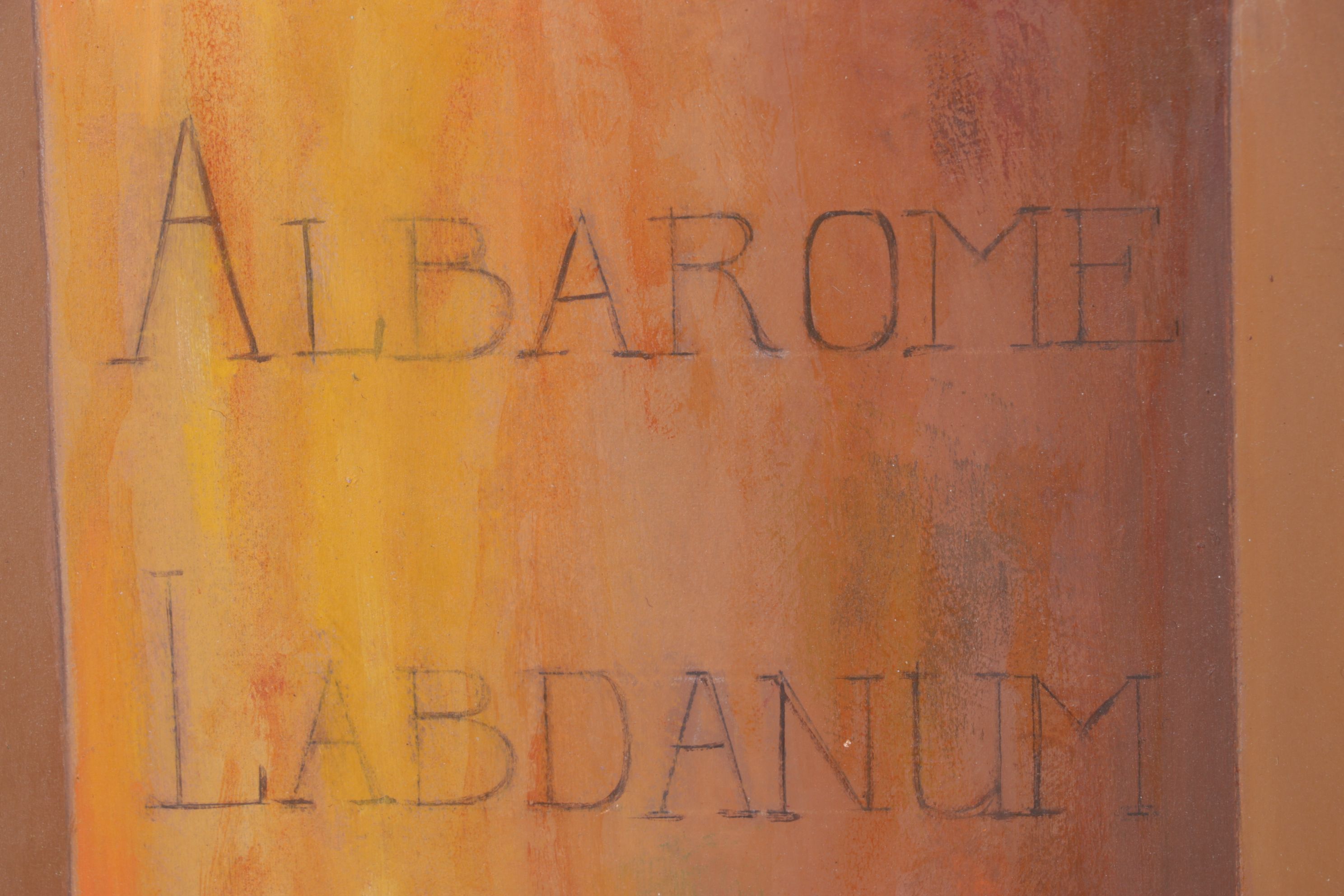 Manuel Hughes Oil Painting "Albarome Labdanum", Mid to Late 20th Century