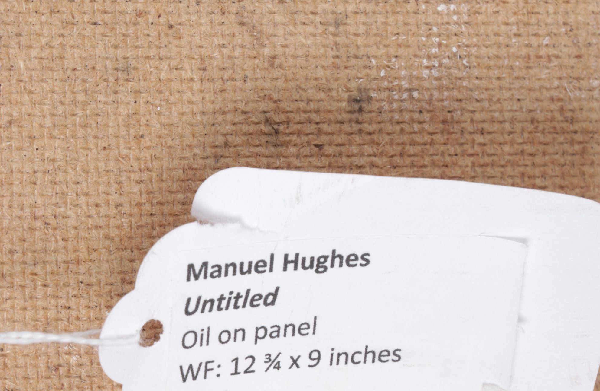 Manuel Hughes Still Life Oil Painting of Copper Finial, Mid to Late 20th Century