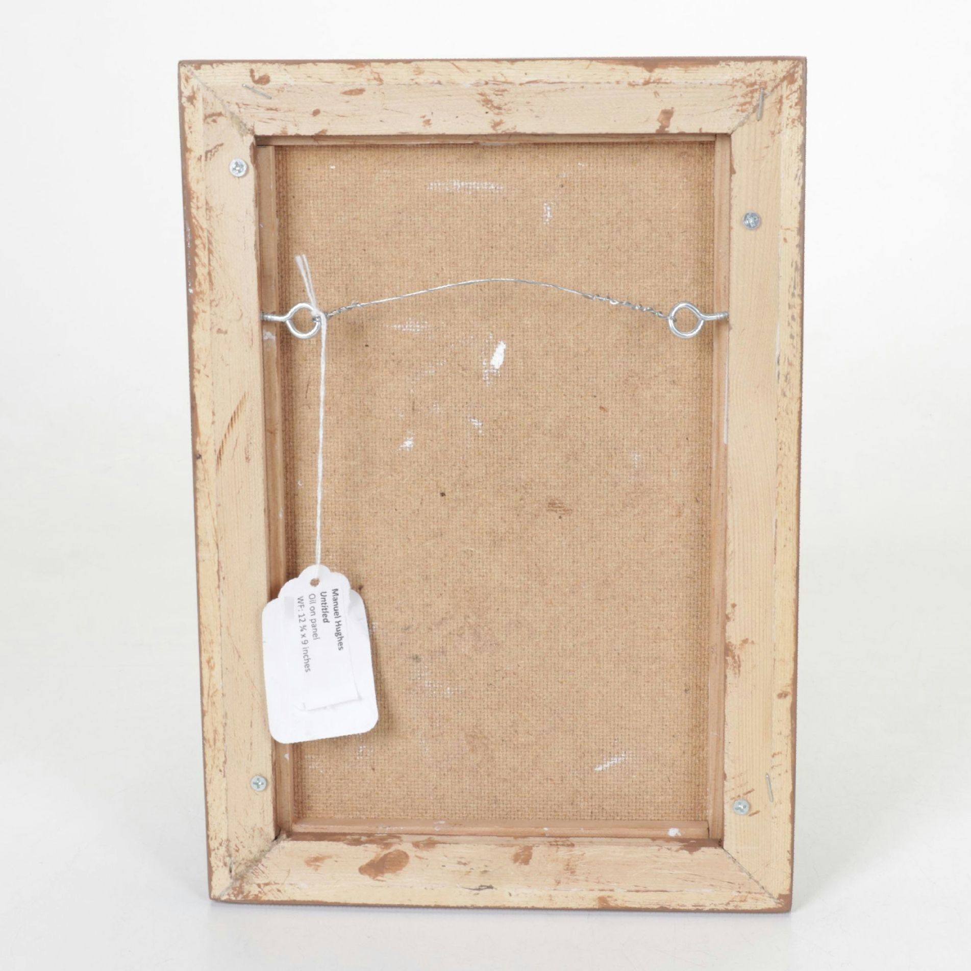 Manuel Hughes Still Life Oil Painting of Copper Finial, Mid to Late 20th Century