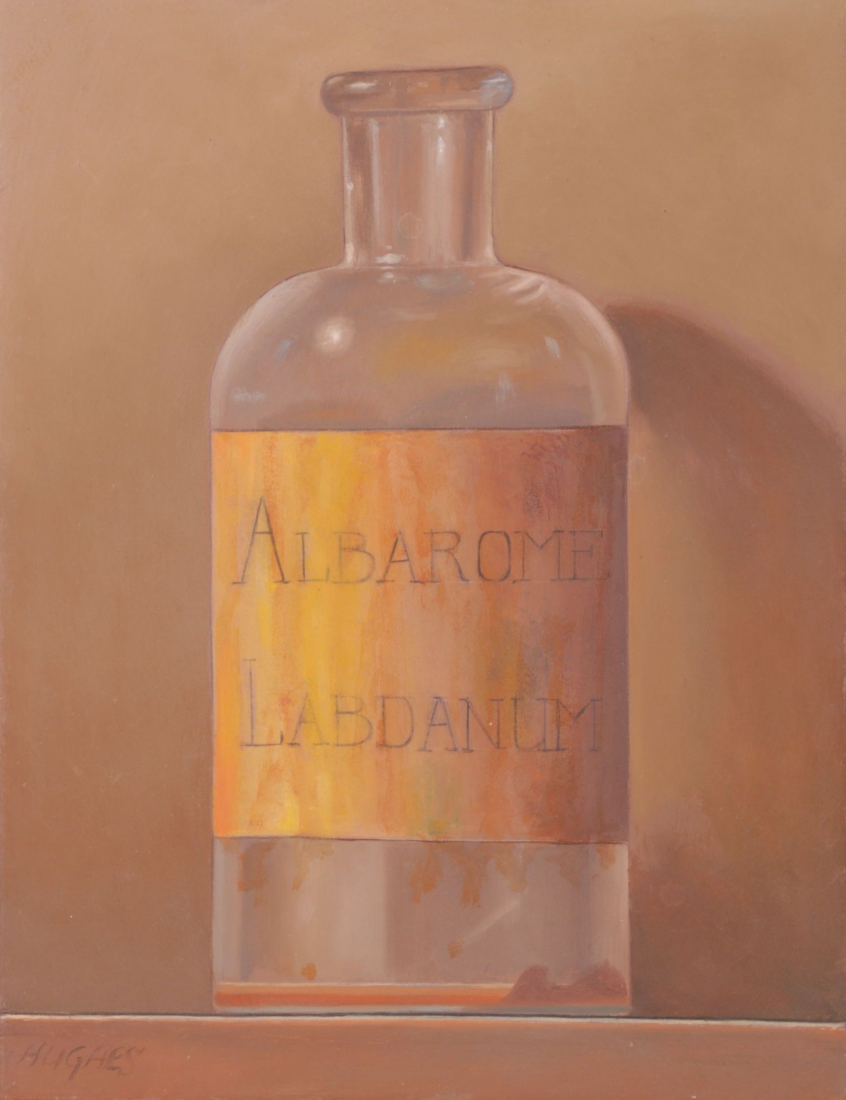 Manuel Hughes Oil Painting "Albarome Labdanum", Mid to Late 20th Century
