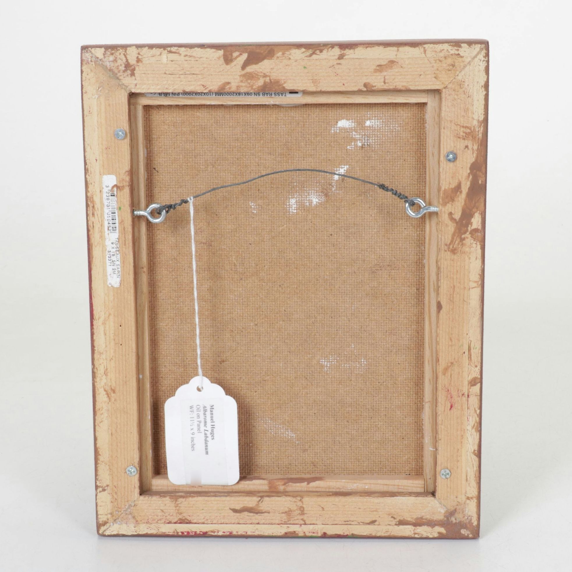 Manuel Hughes Oil Painting "Albarome Labdanum", Mid to Late 20th Century