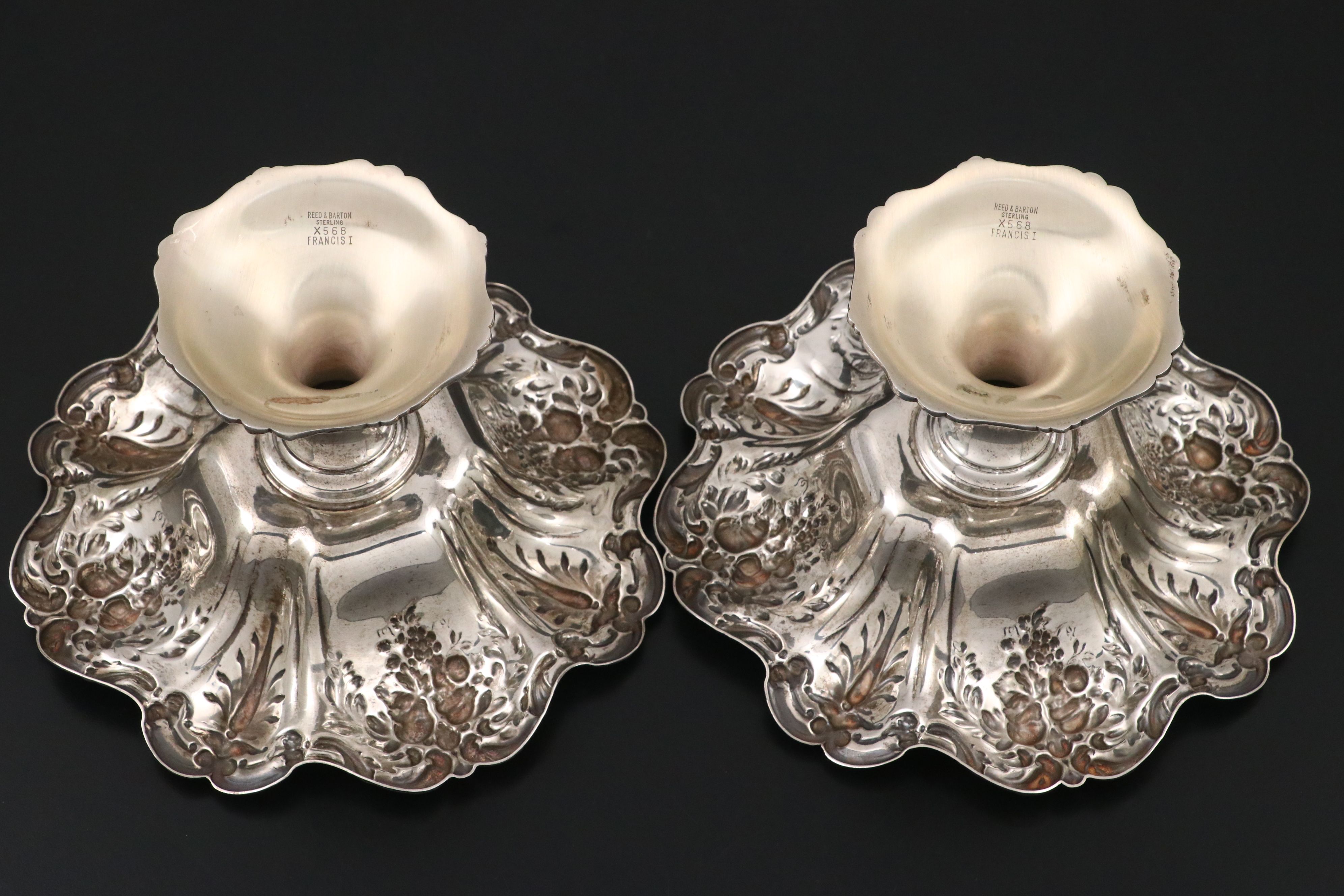 Reed & Barton "Francis I" Sterling Silver Compotes, Mid to Late 20th Century