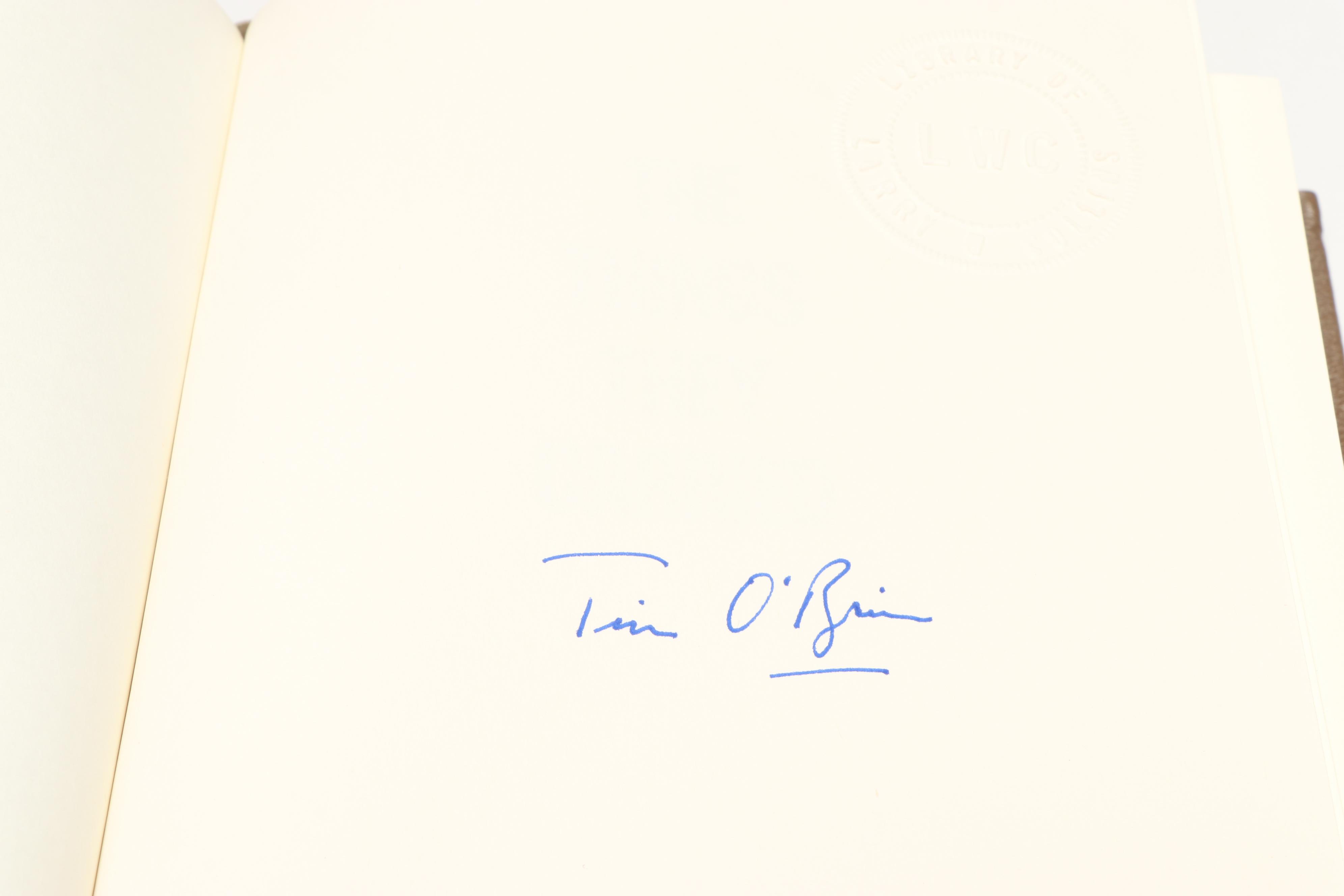 Signed First Edition "The Things They Carried" by Tim O'Brien and More Books