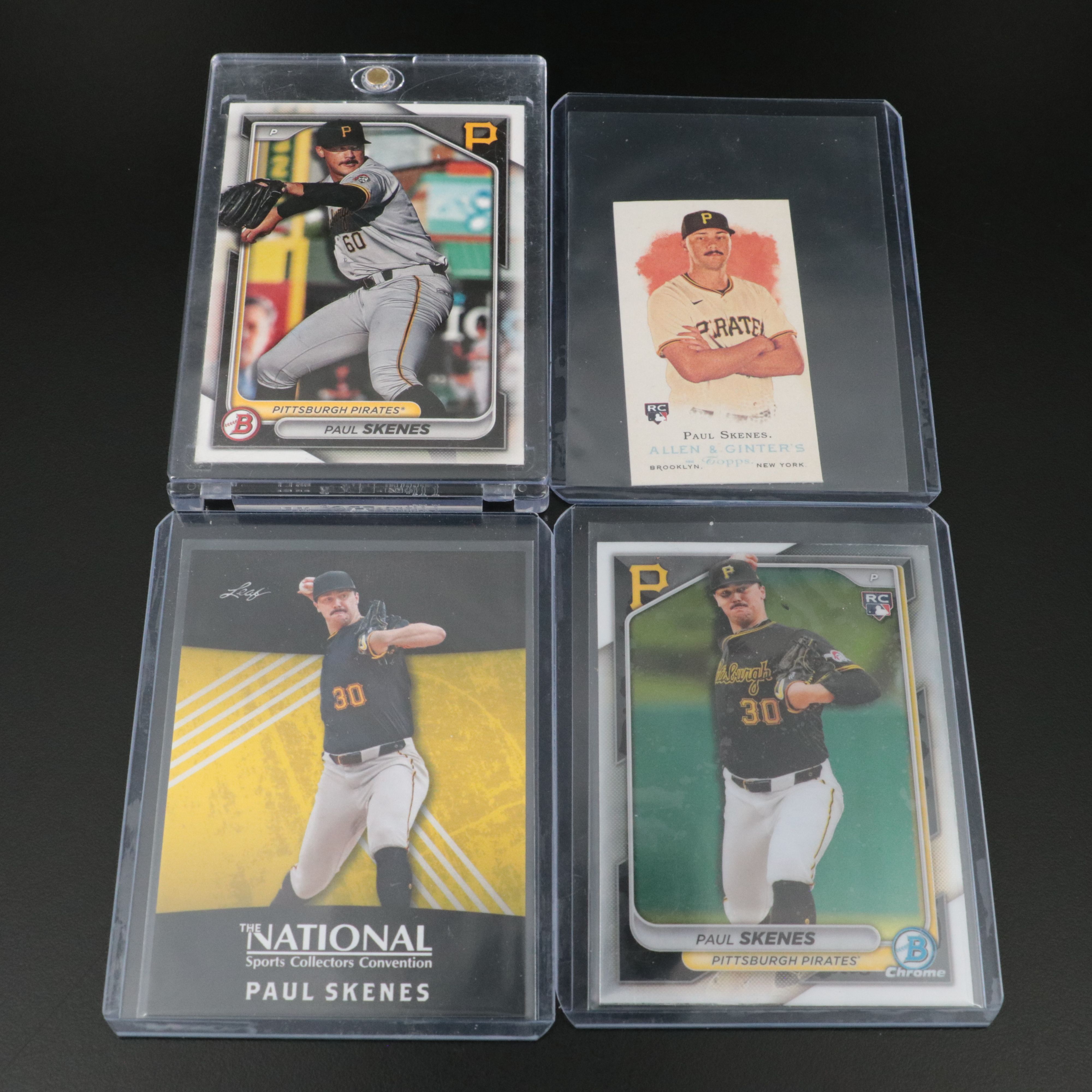 Nineteen Modern Baseball Cards, Star Players, Including Paul Skenes