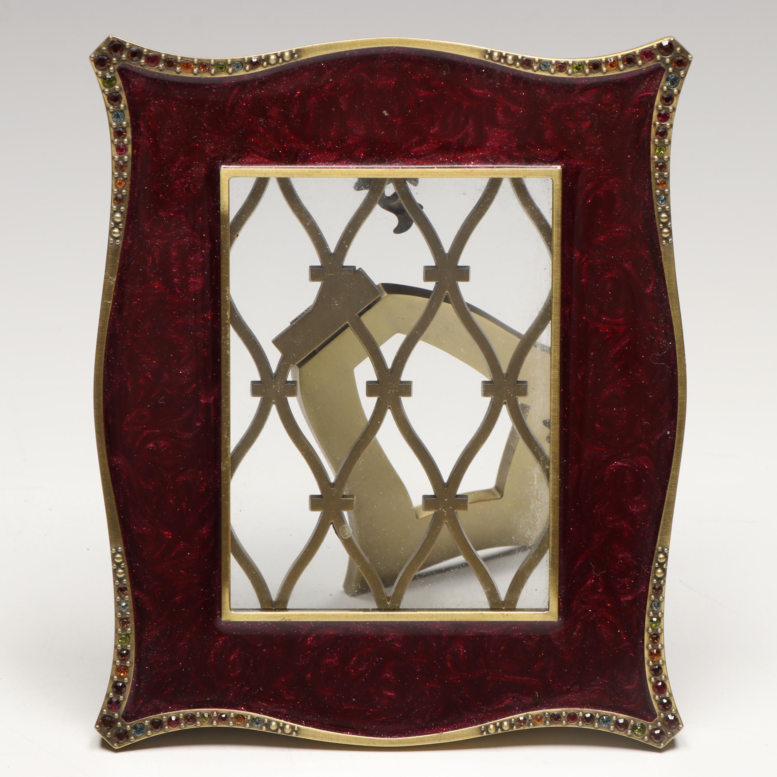 Jay Strongwater Jeweled and Enameled Picture Frames