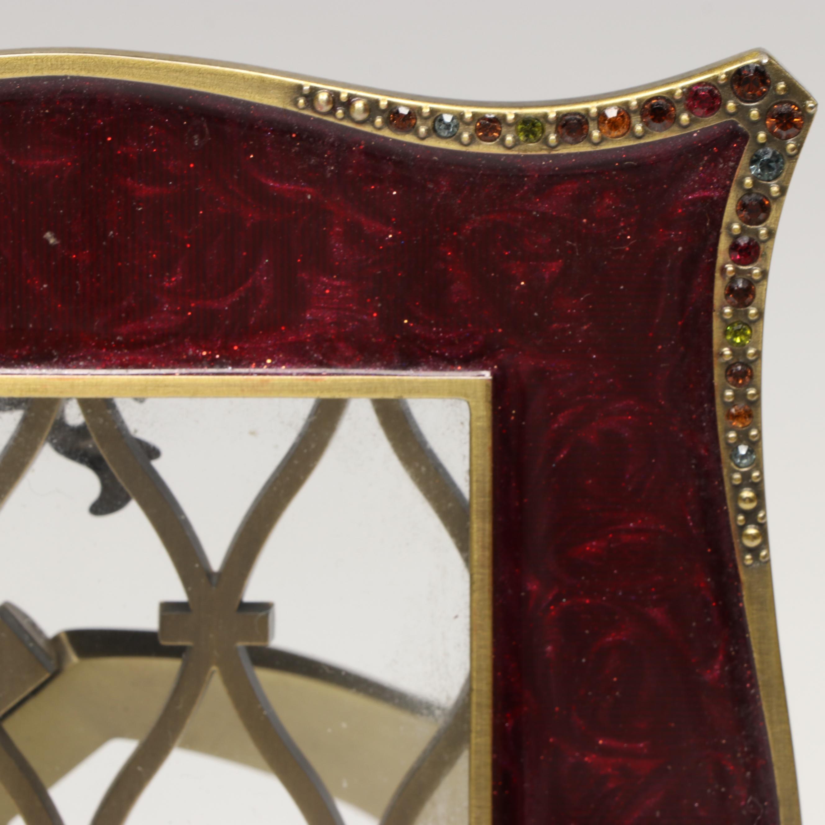 Jay Strongwater Jeweled and Enameled Picture Frames