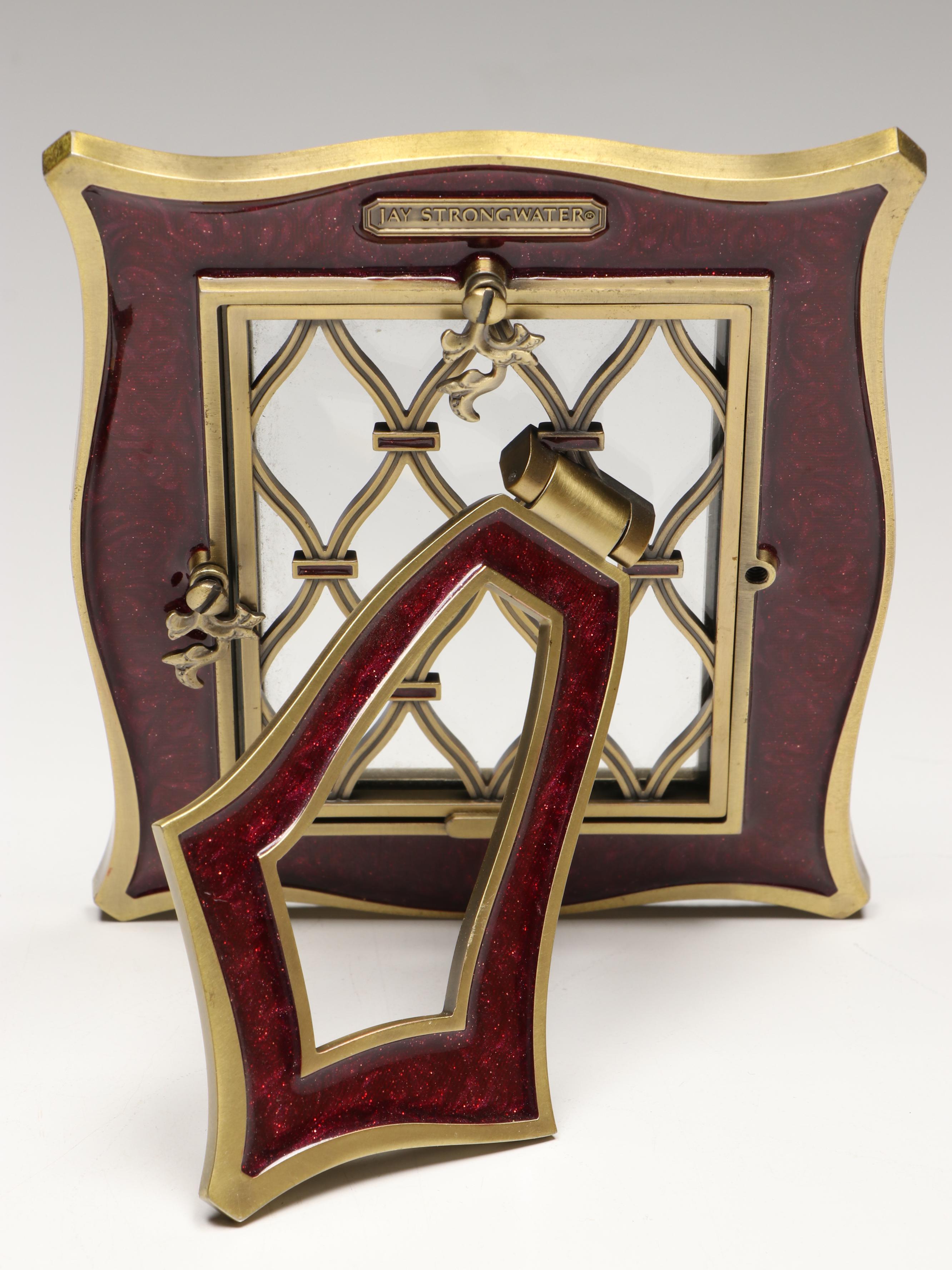 Jay Strongwater Jeweled and Enameled Picture Frames