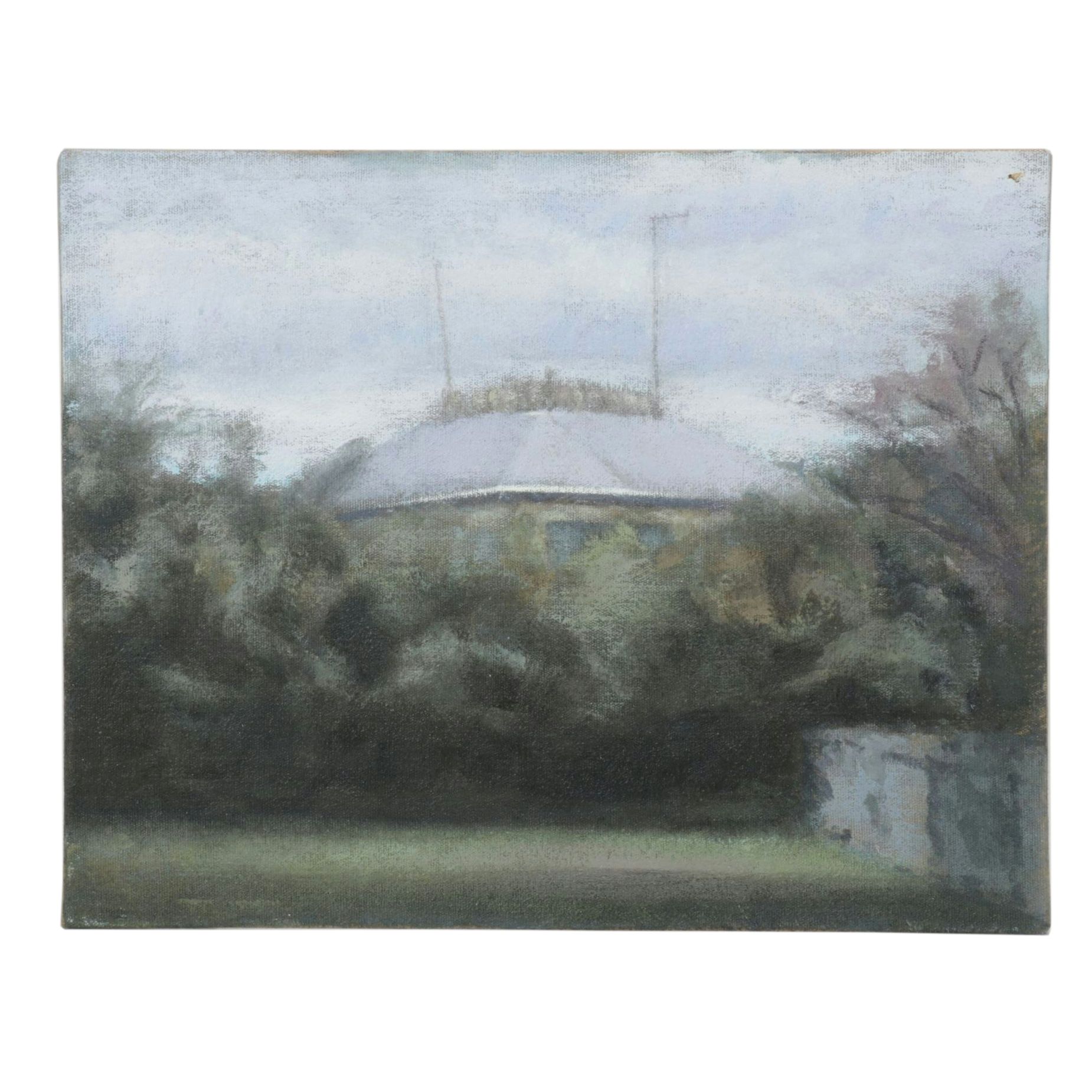 David Jewell Landscape Oil Painting "East Chop Sentinel", 2005