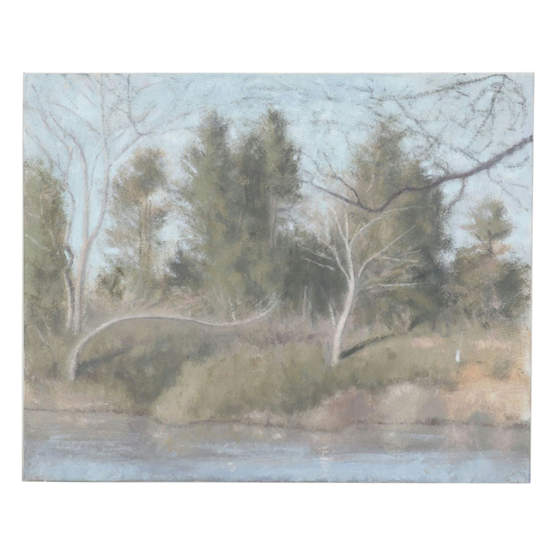 David Jewell Landscape Oil Painting "Nature's Puzzle", 2005