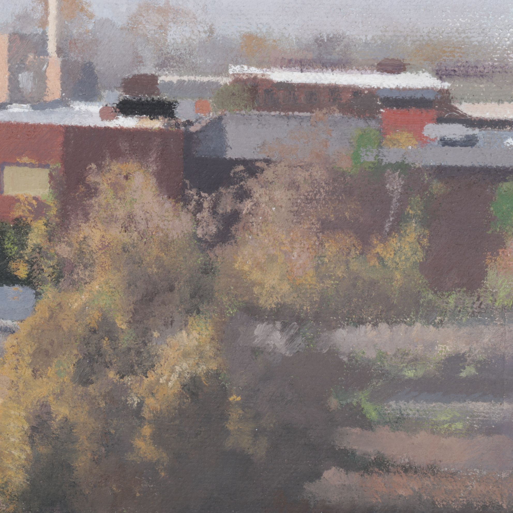 Matthew Krone Landscape Oil Painting "Window Study II", 2000