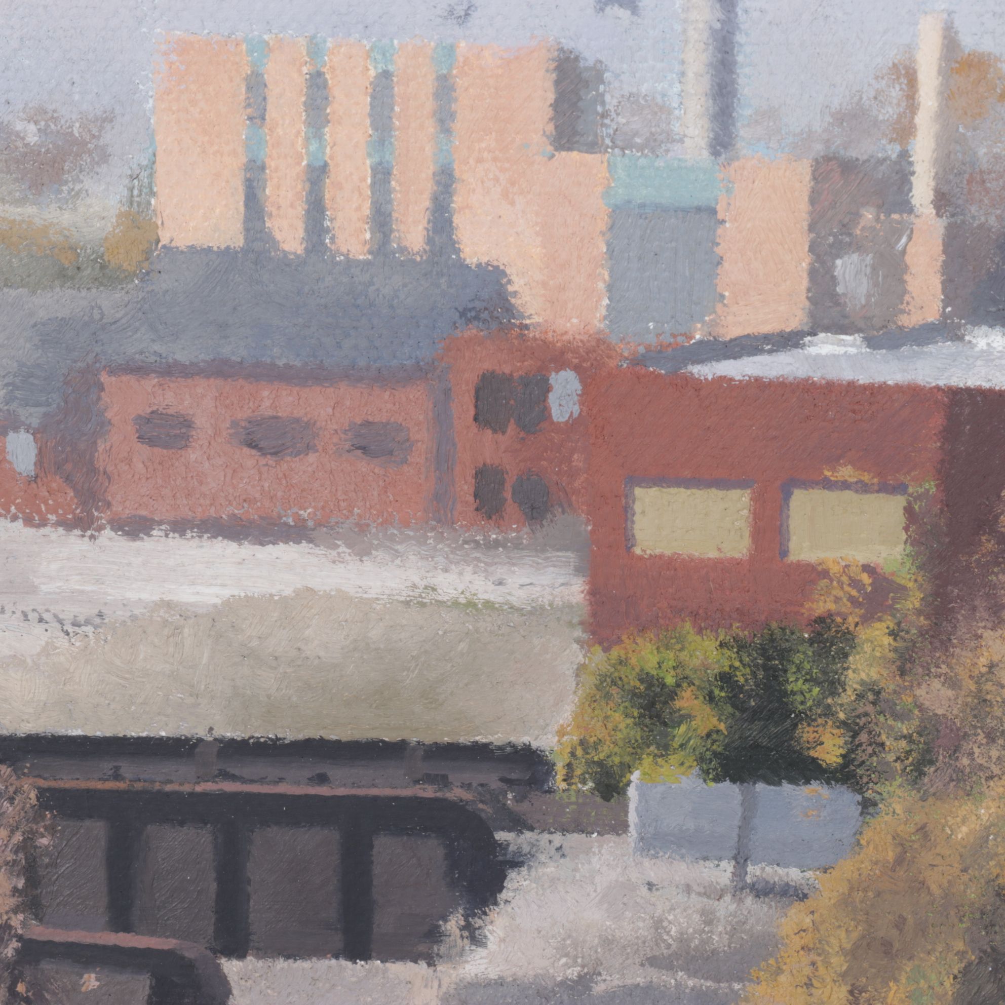 Matthew Krone Landscape Oil Painting "Window Study II", 2000