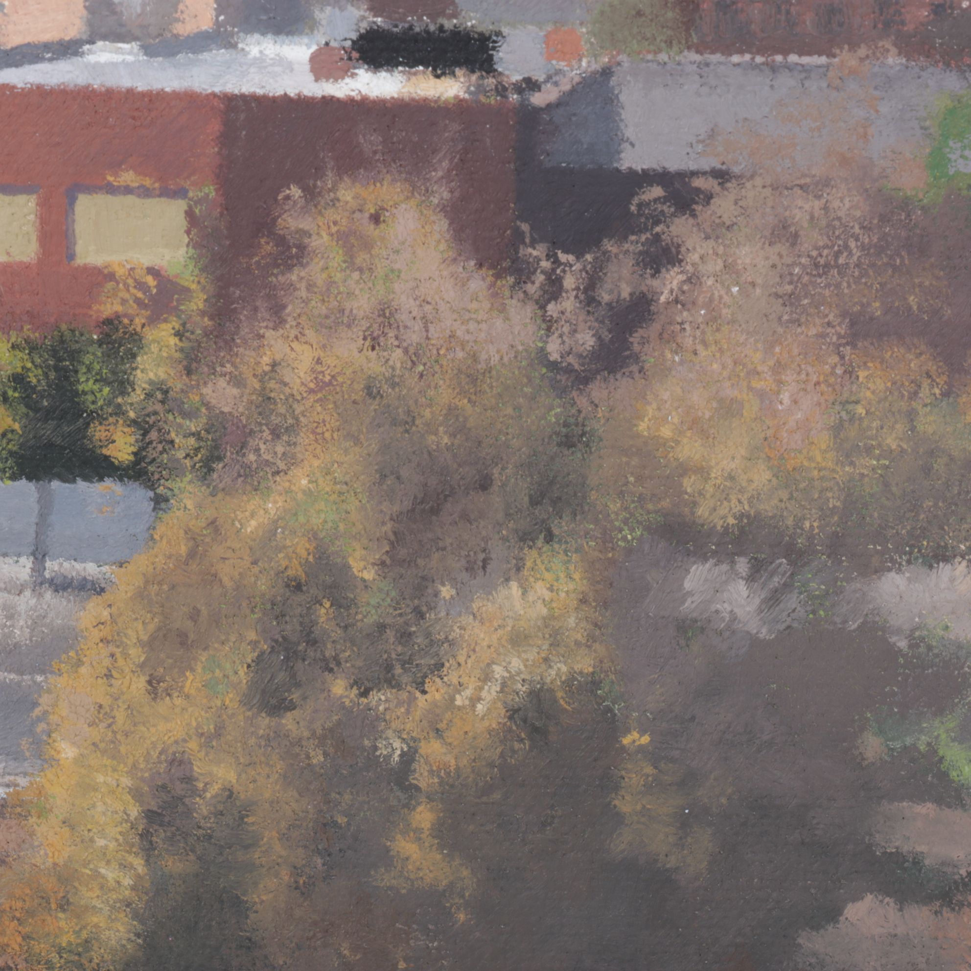 Matthew Krone Landscape Oil Painting "Window Study II", 2000