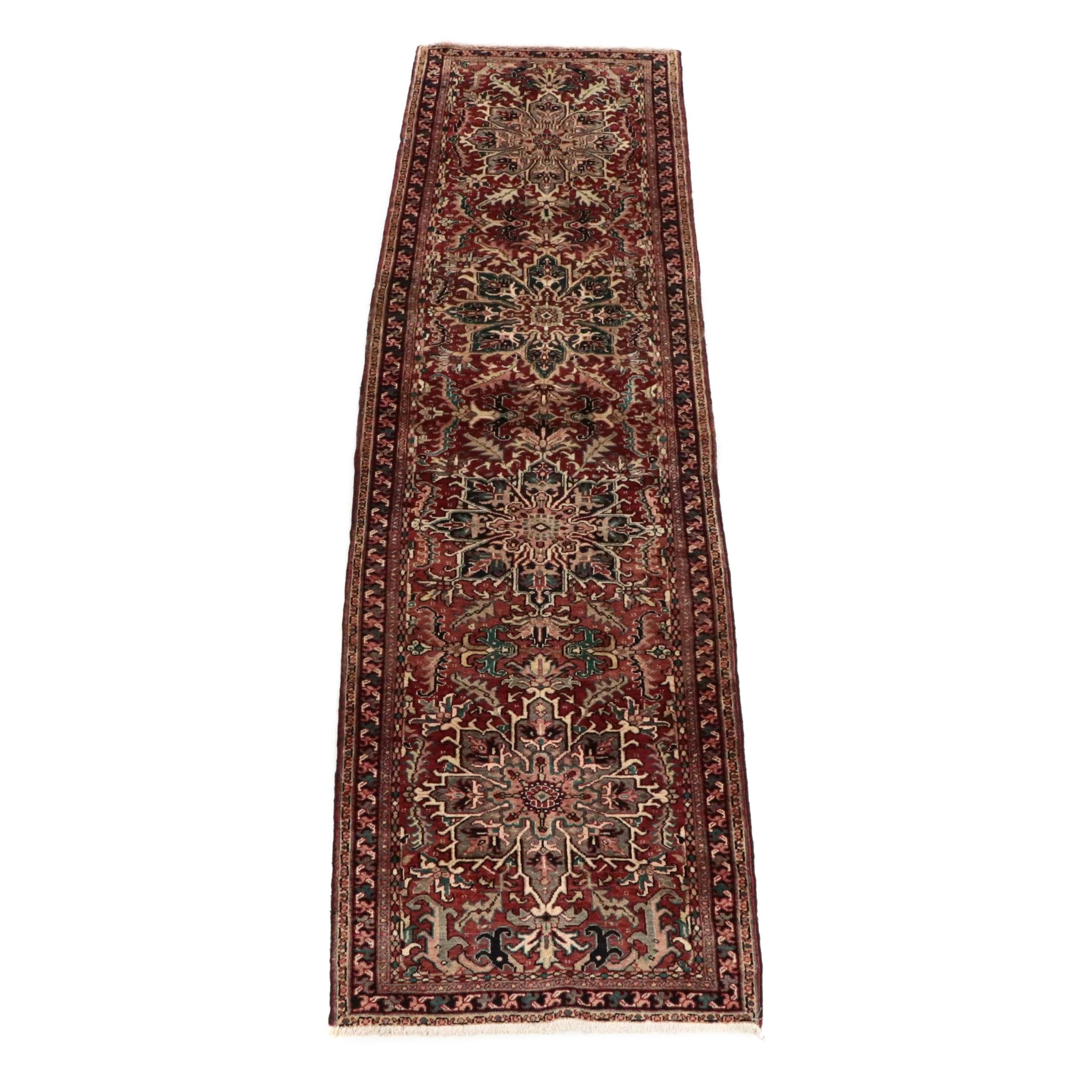 3'6 x 12'11 Hand-Knotted Persian Arak Long Rug