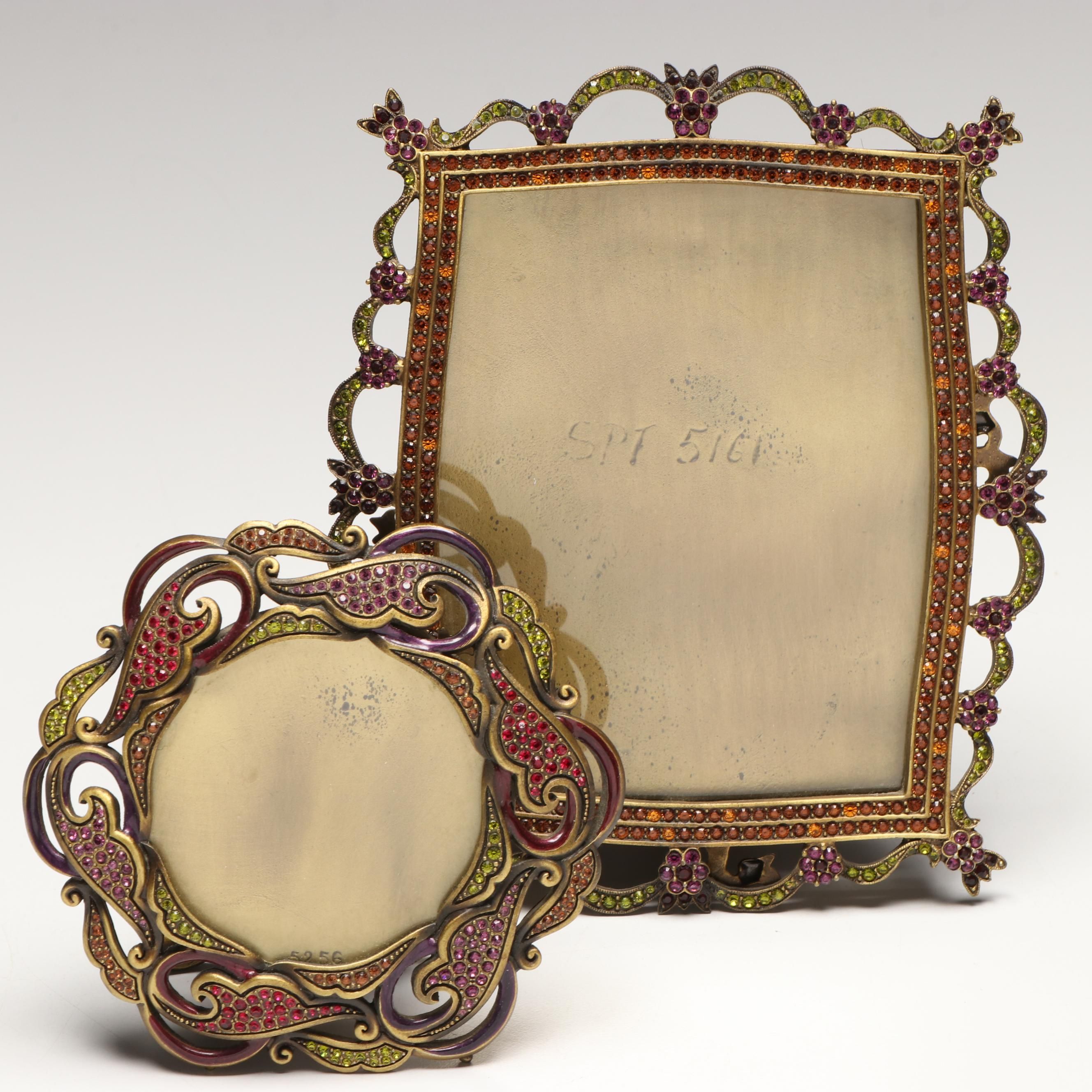 Jay Strongwater Jeweled and Enameled Picture Frames