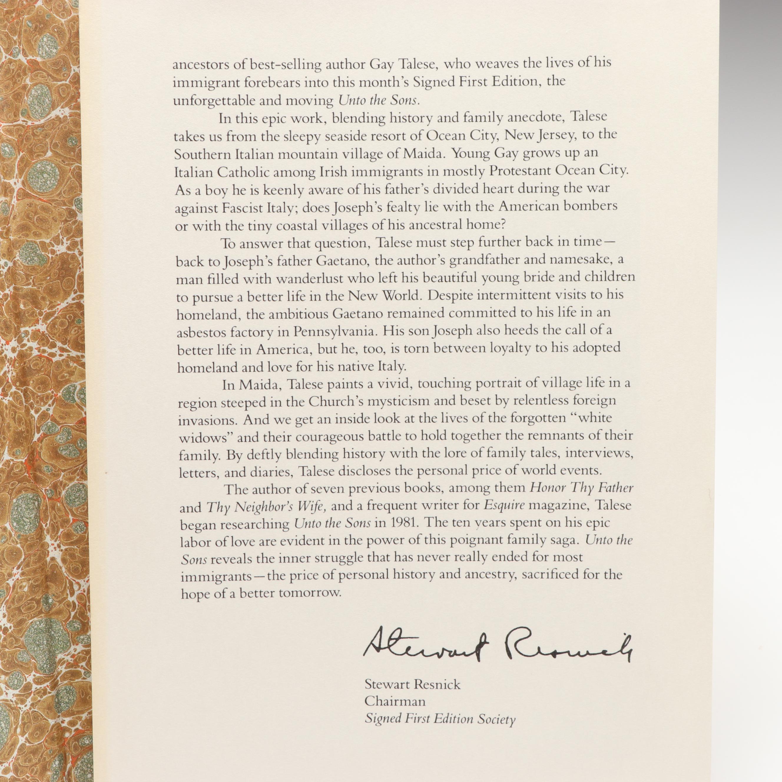 Signed First Edition "The Kitchen God's Wife" by Amy Tan and More