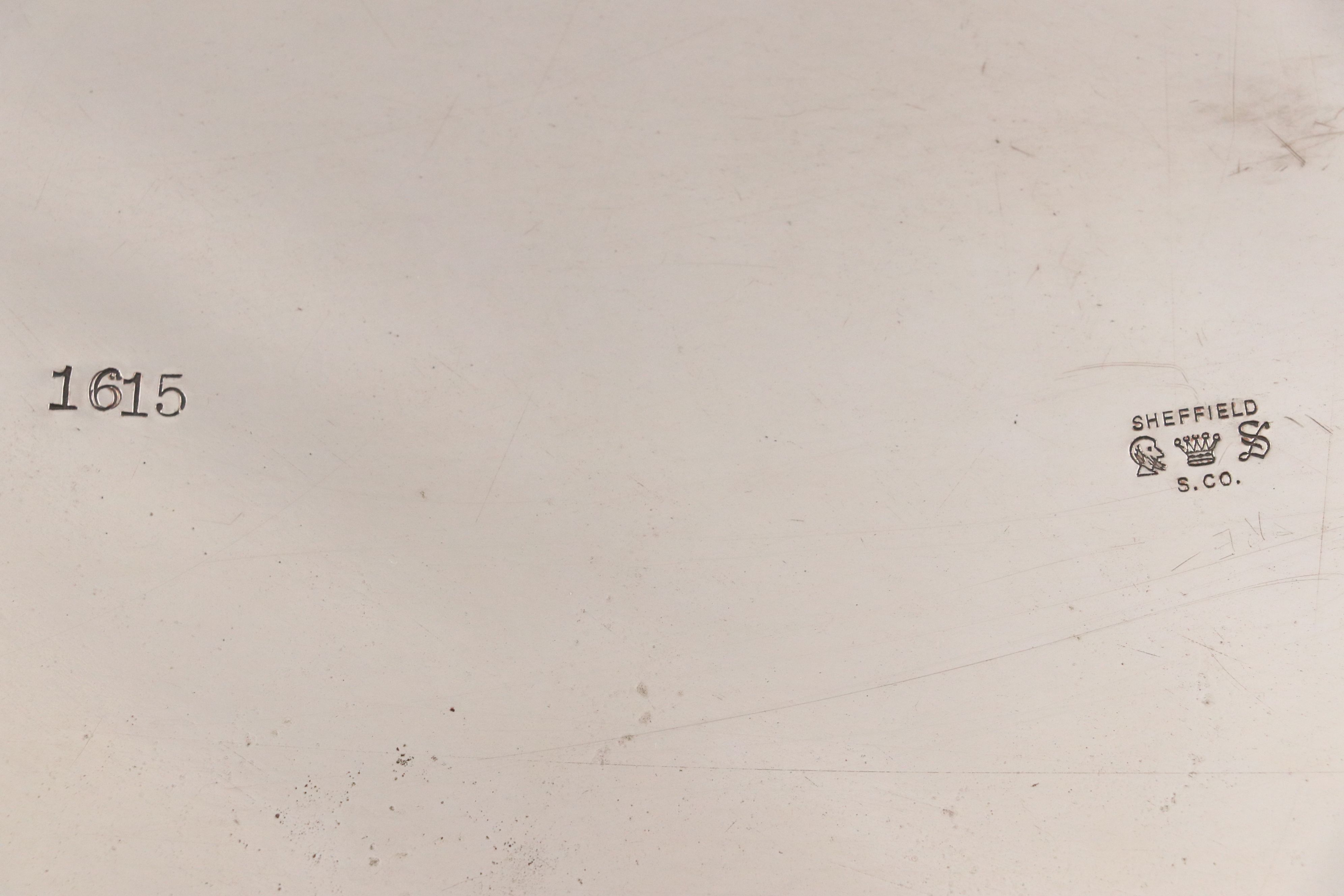 Sheffield Silver Co. and Lowell & Senter Silver Plate Trays