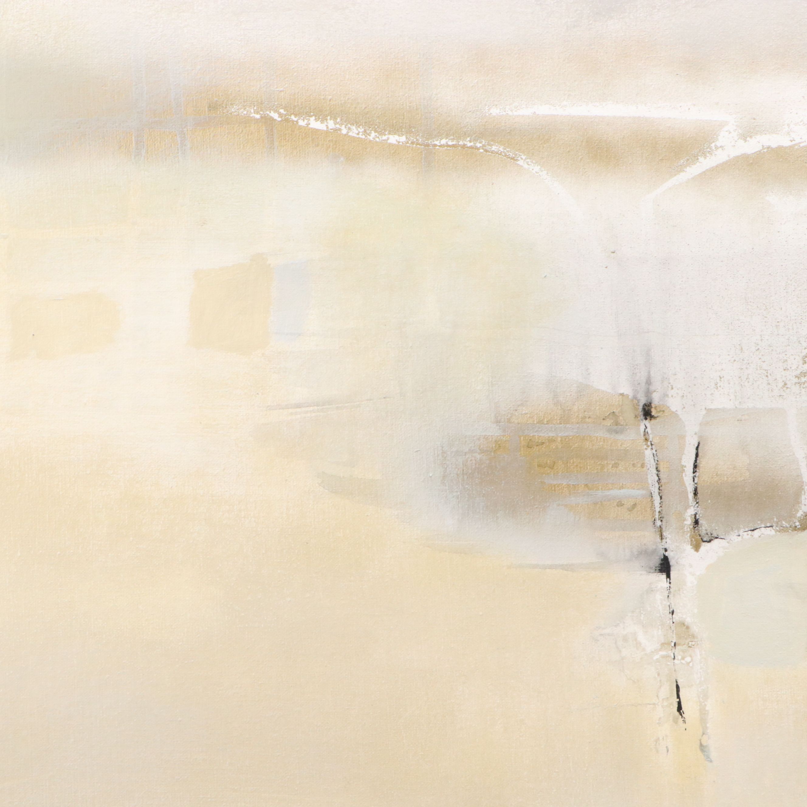 Betina Levin Abstract Oil Painting, 2007