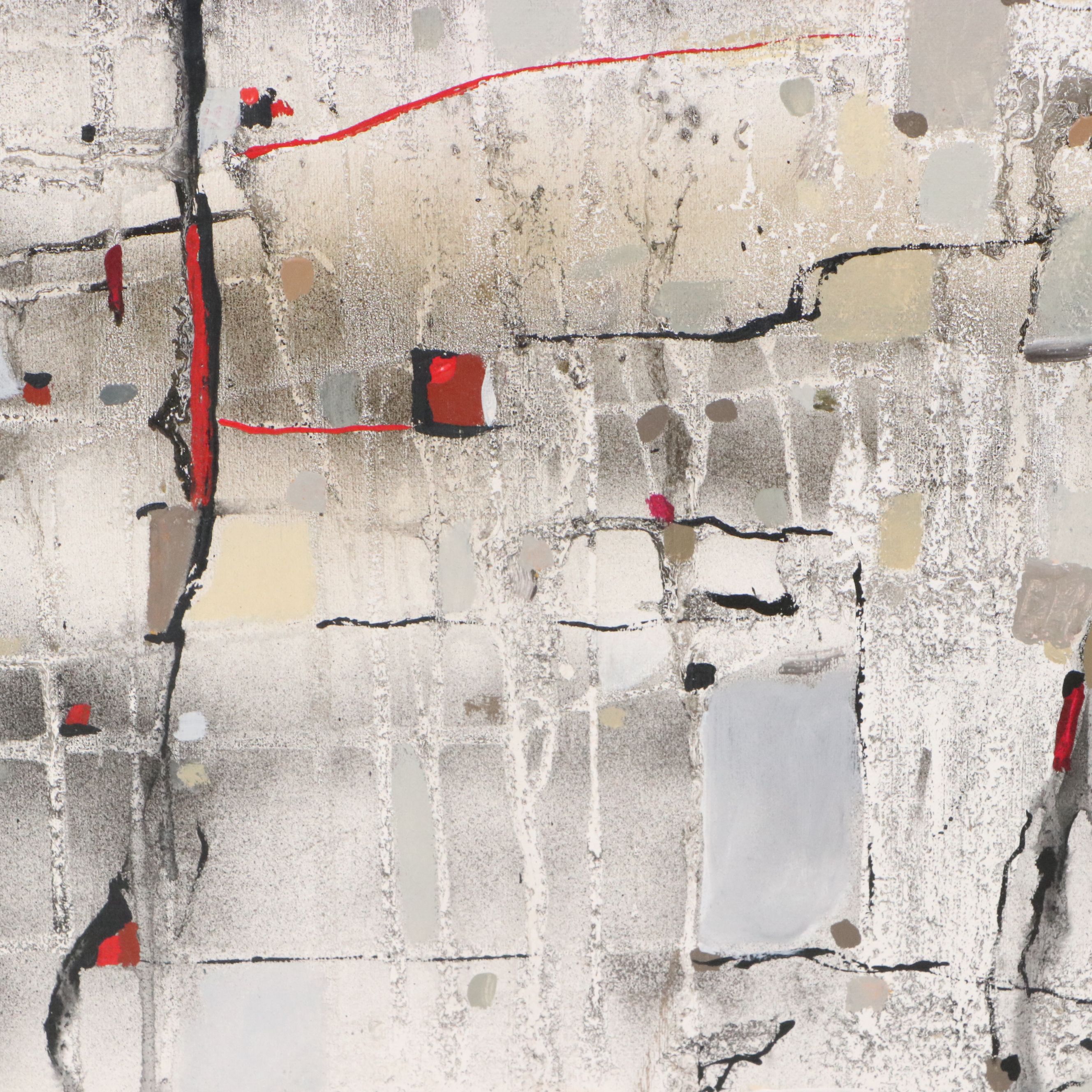 Betina Levin Abstract Oil Painting, 2007