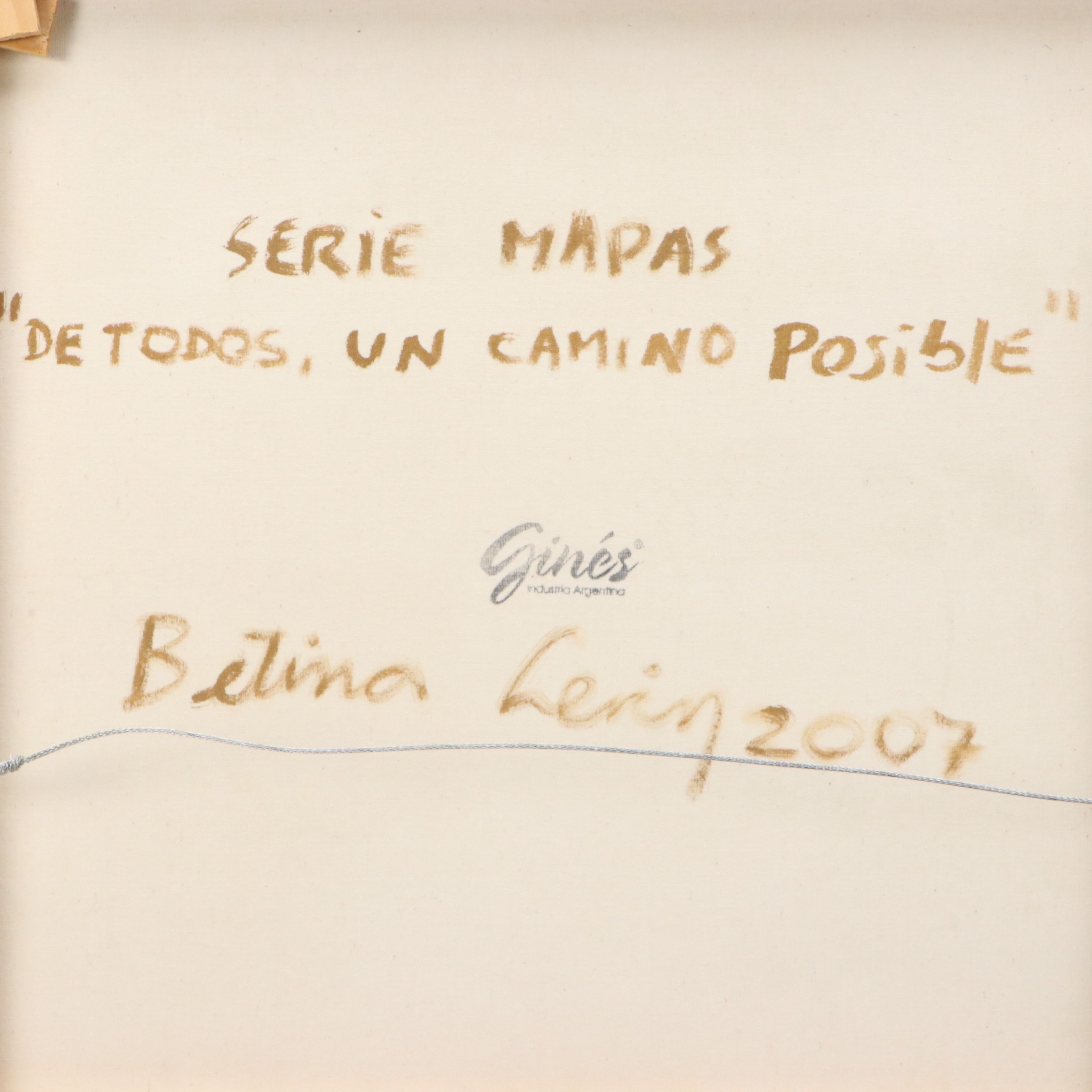 Betina Levin Abstract Oil Painting, 2007