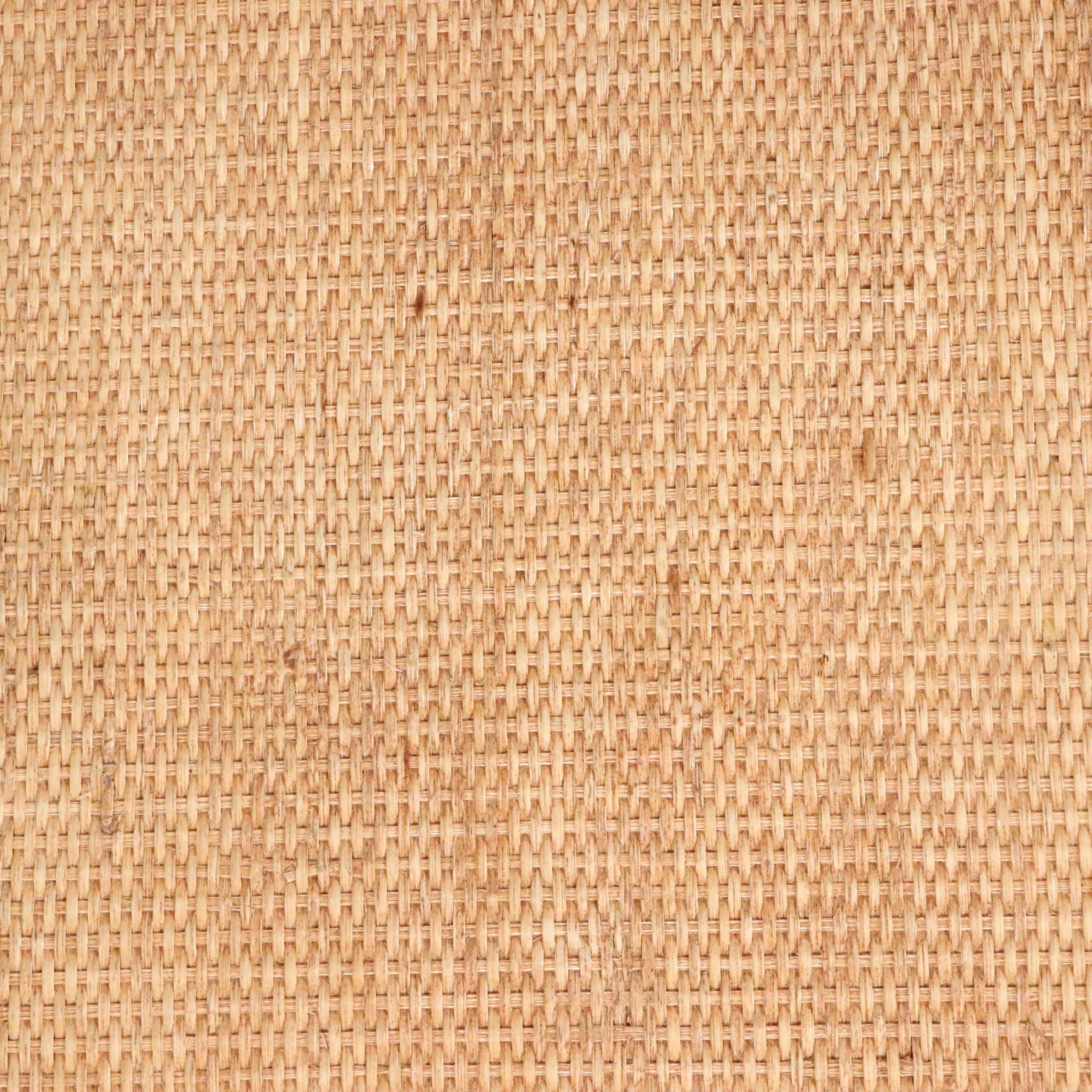 Pair of Mid-Century Style Bamboo and Rattan X-Base End Tables/Stools