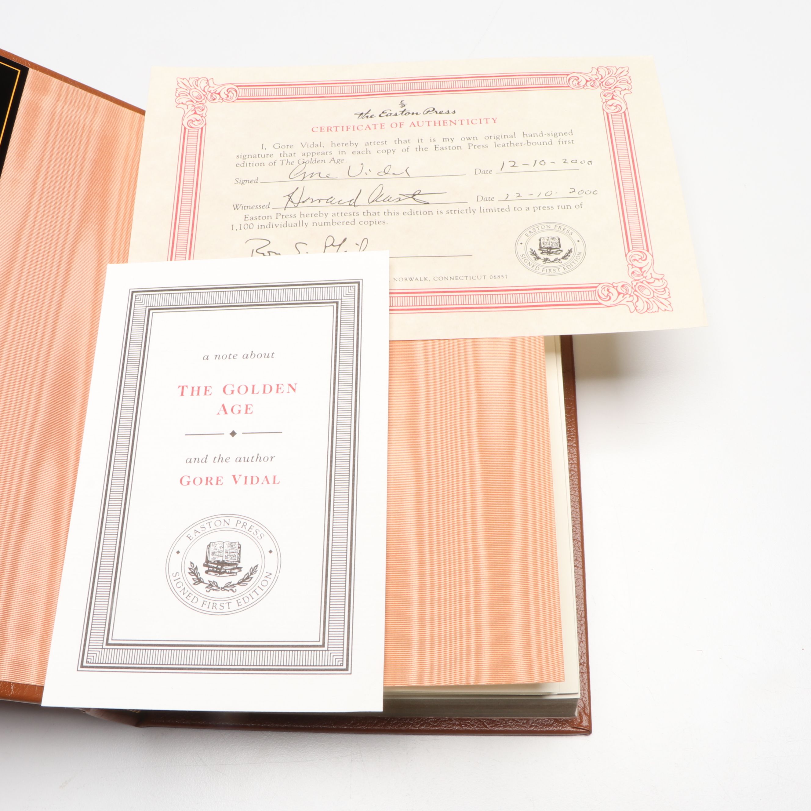 Signed First Edition "The Golden Age" by Gore Vidal and More Books