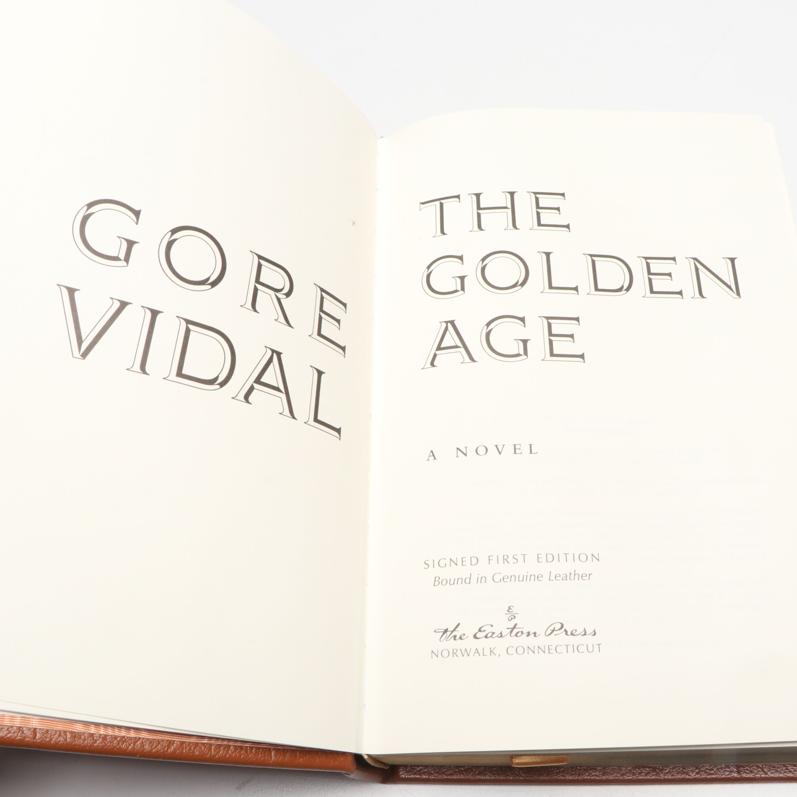 Signed First Edition "The Golden Age" by Gore Vidal and More Books