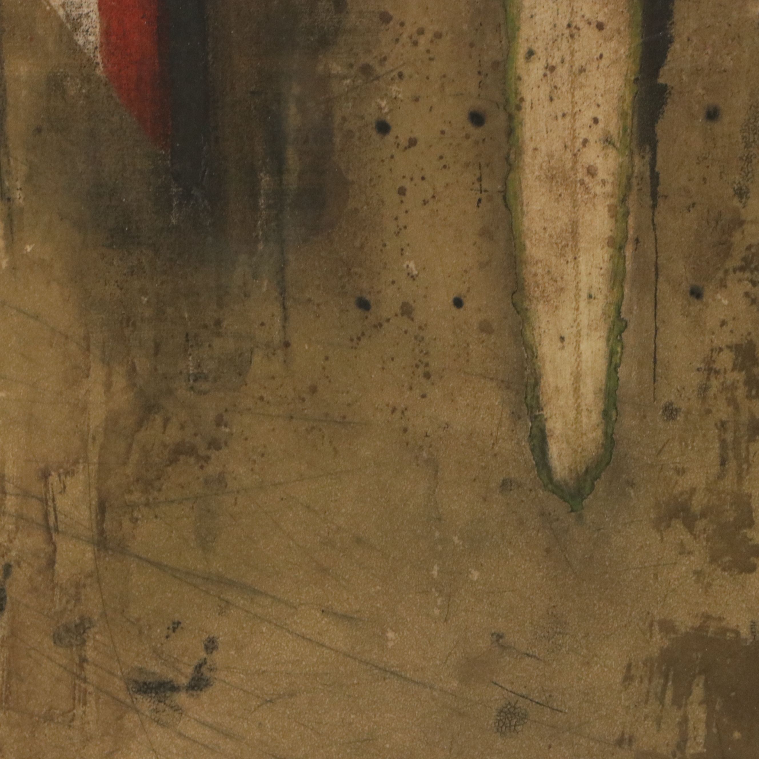 Johnny Friedlaender Etching with Aquatint "Hommage," Circa 1965