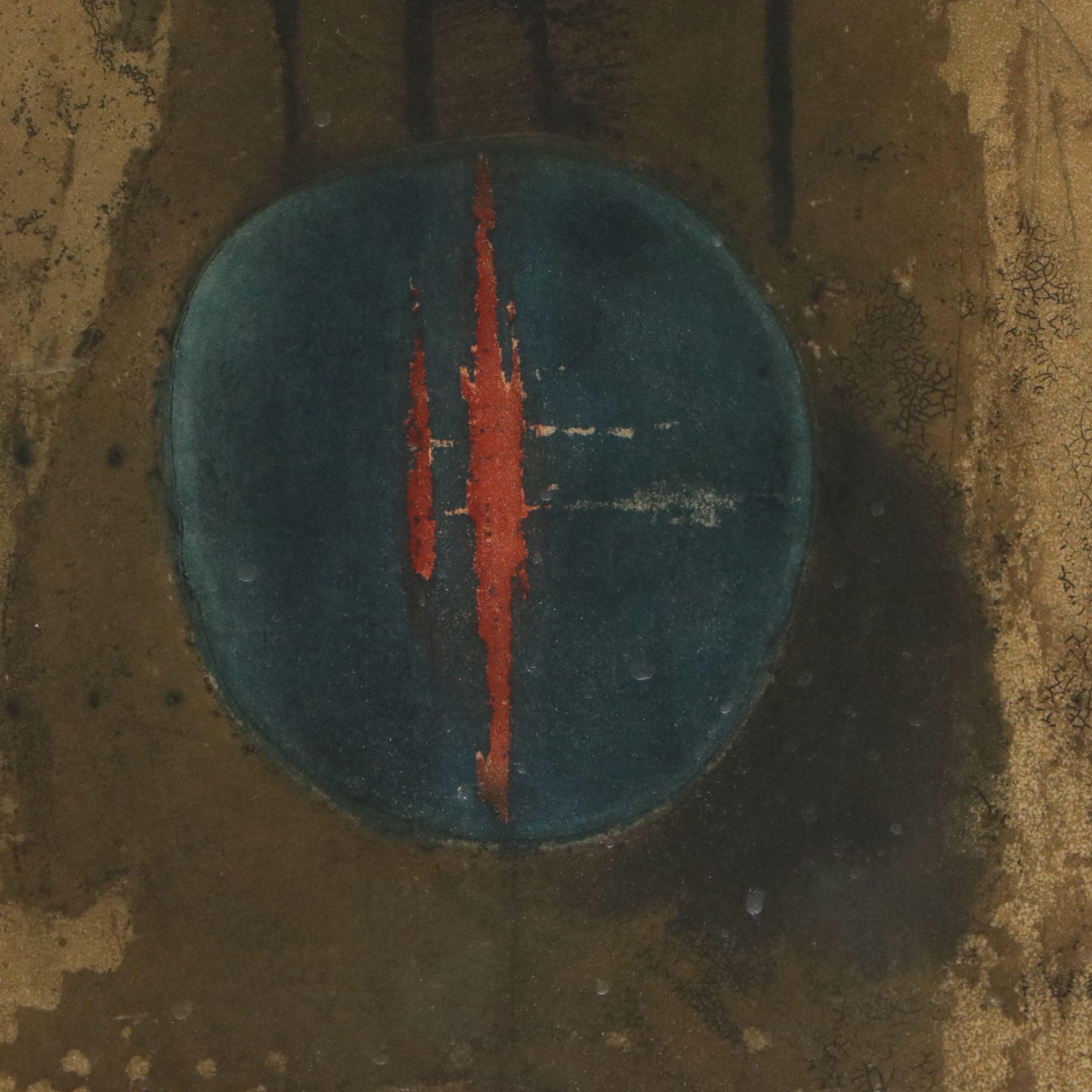 Johnny Friedlaender Etching with Aquatint "Hommage," Circa 1965