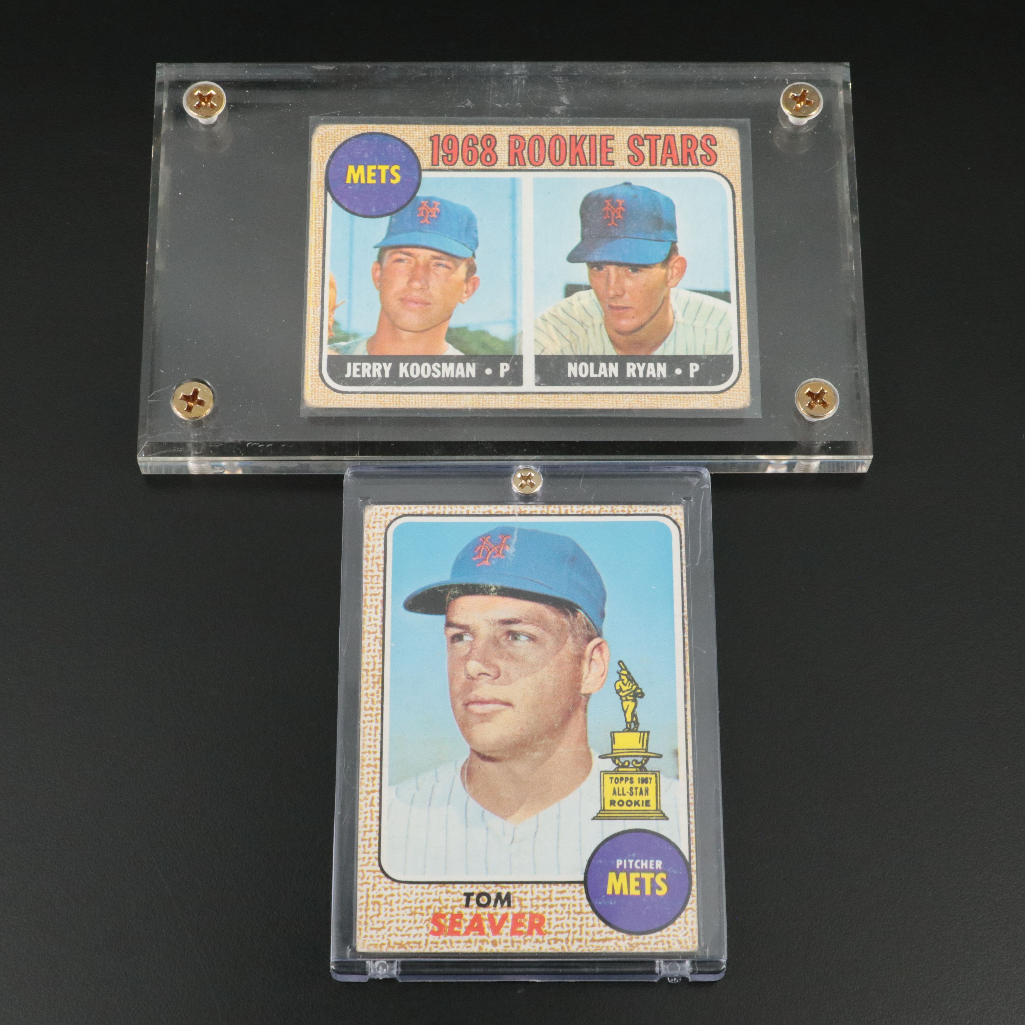 1968 Topps Nolan Ryan New York Mets Rookie Baseball Card and More