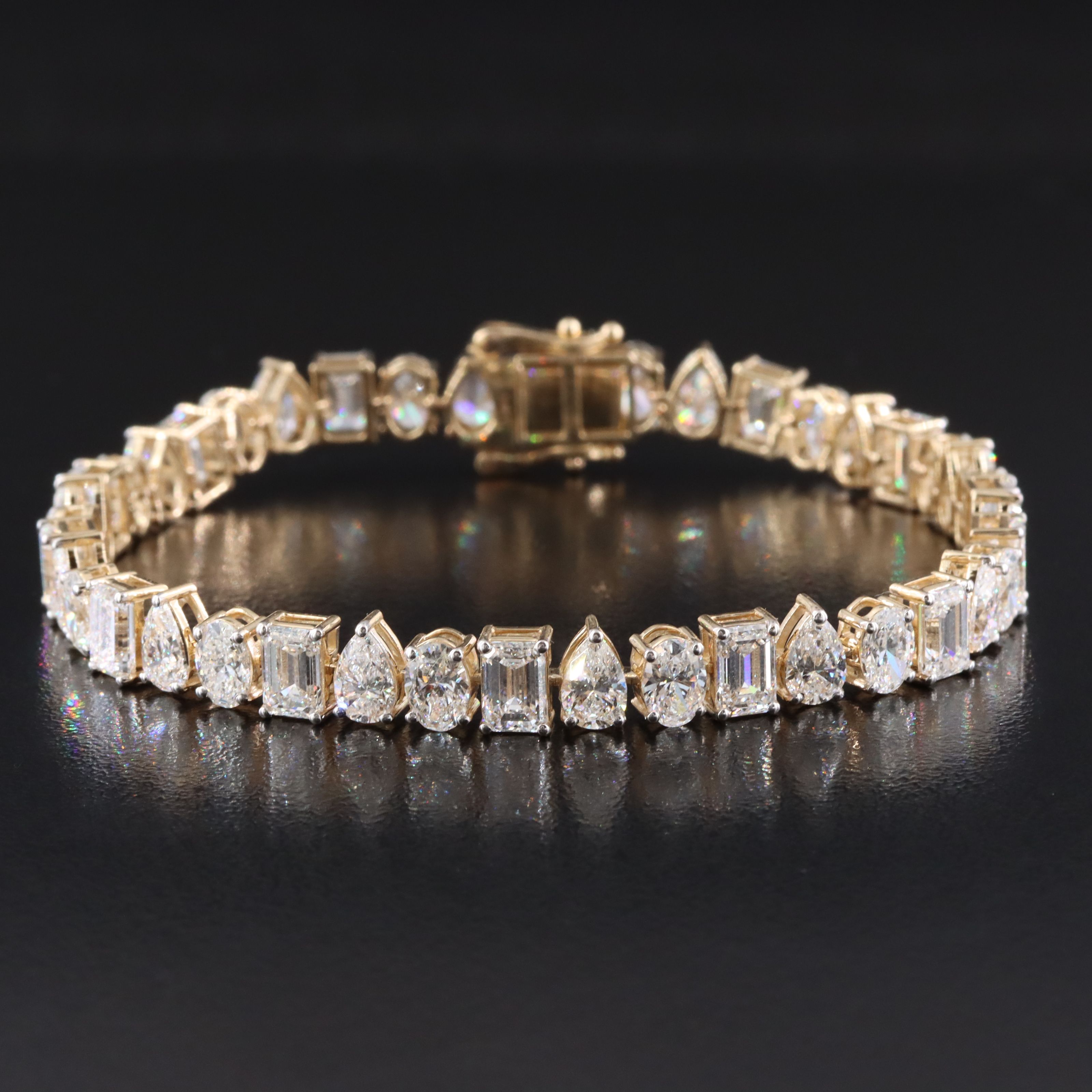 14K 18.44 CTW Lab Grown Diamond Line Bracelet