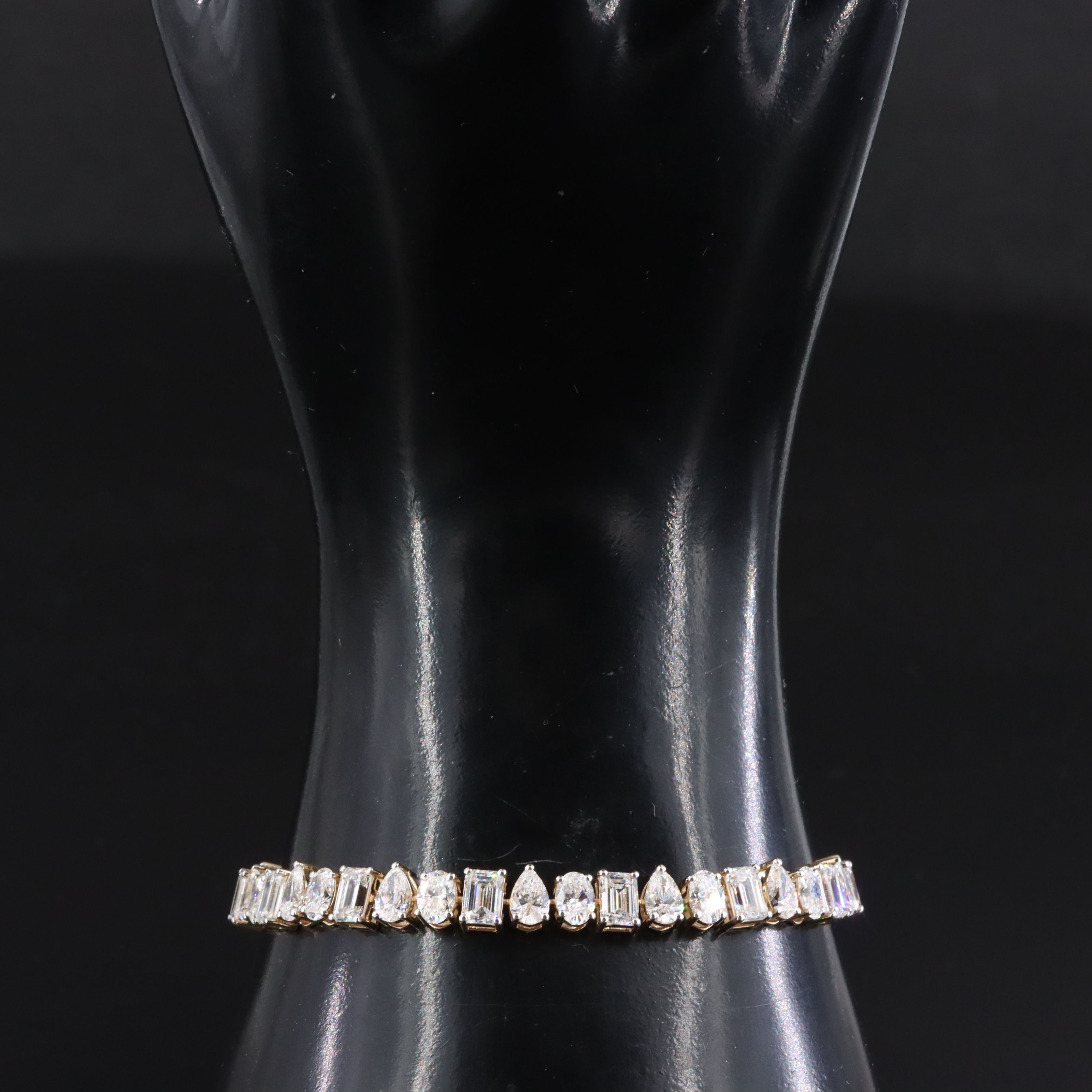 14K 18.44 CTW Lab Grown Diamond Line Bracelet