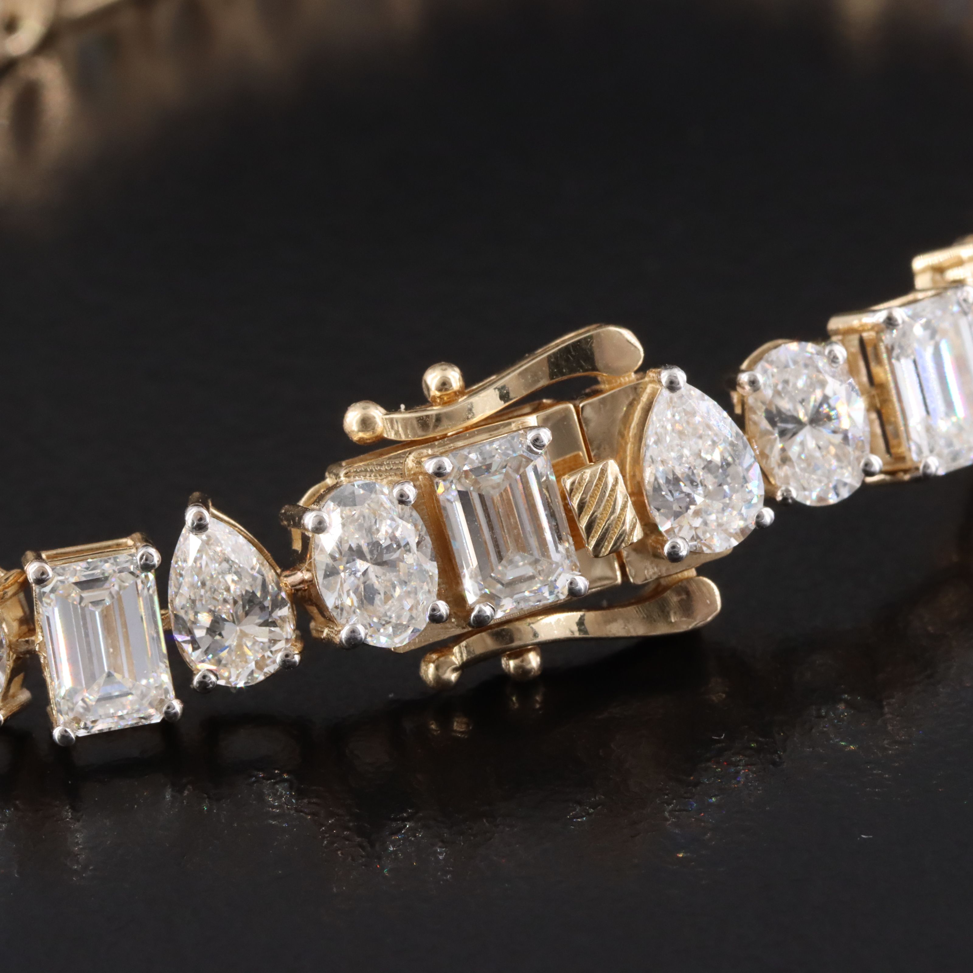 14K 18.44 CTW Lab Grown Diamond Line Bracelet