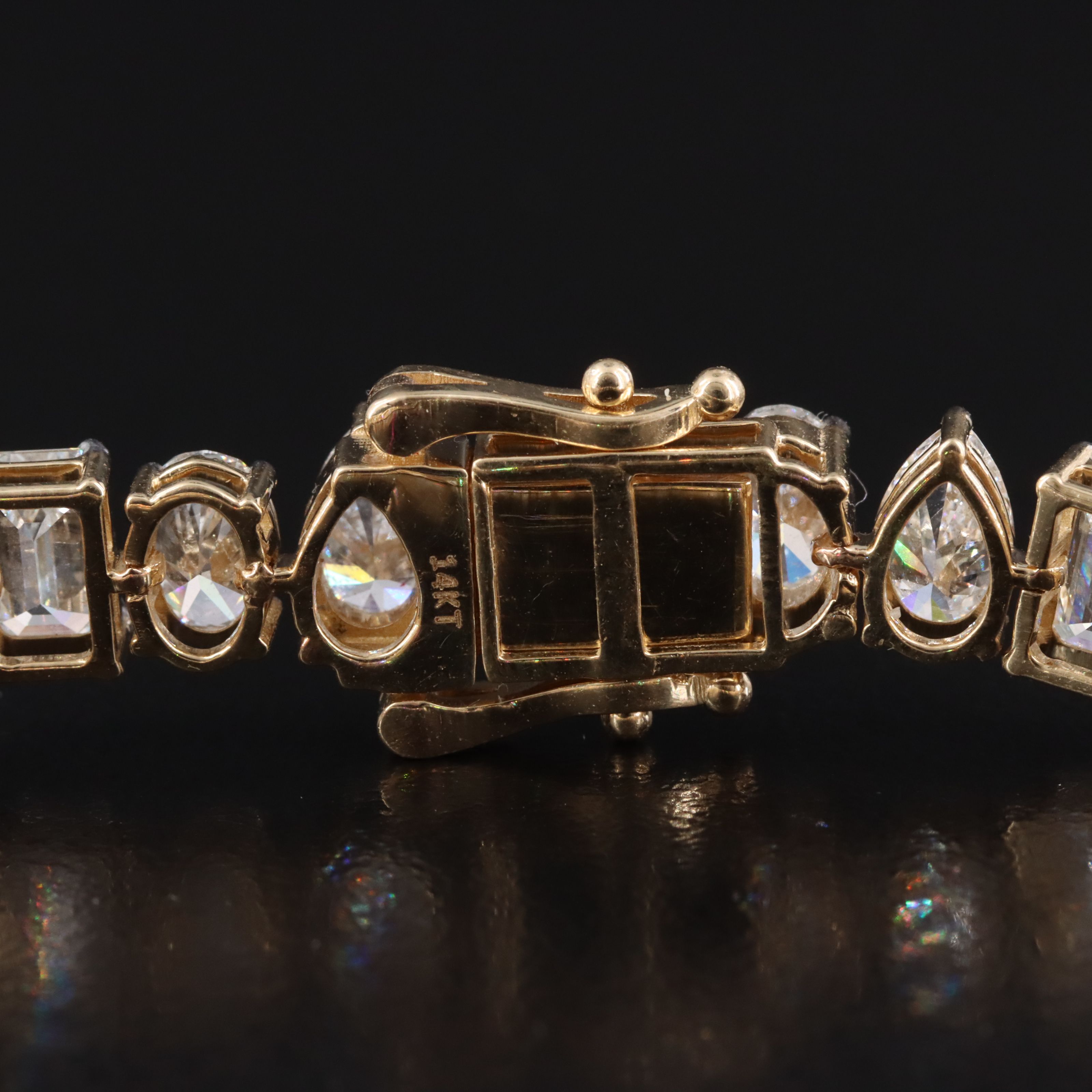 14K 18.44 CTW Lab Grown Diamond Line Bracelet