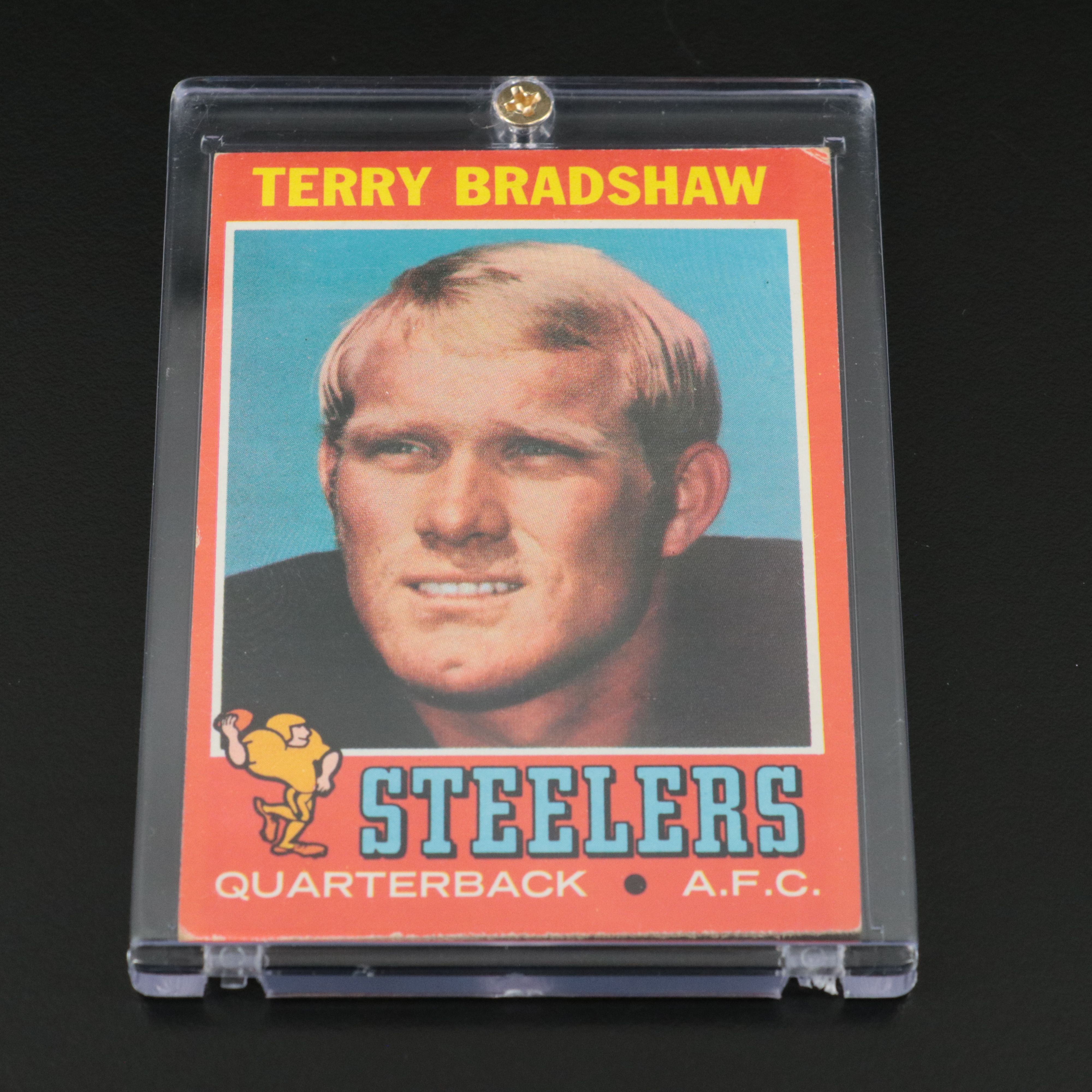 Terry Bradshaw and O.J. Simpson Topps Rookie Football Cards