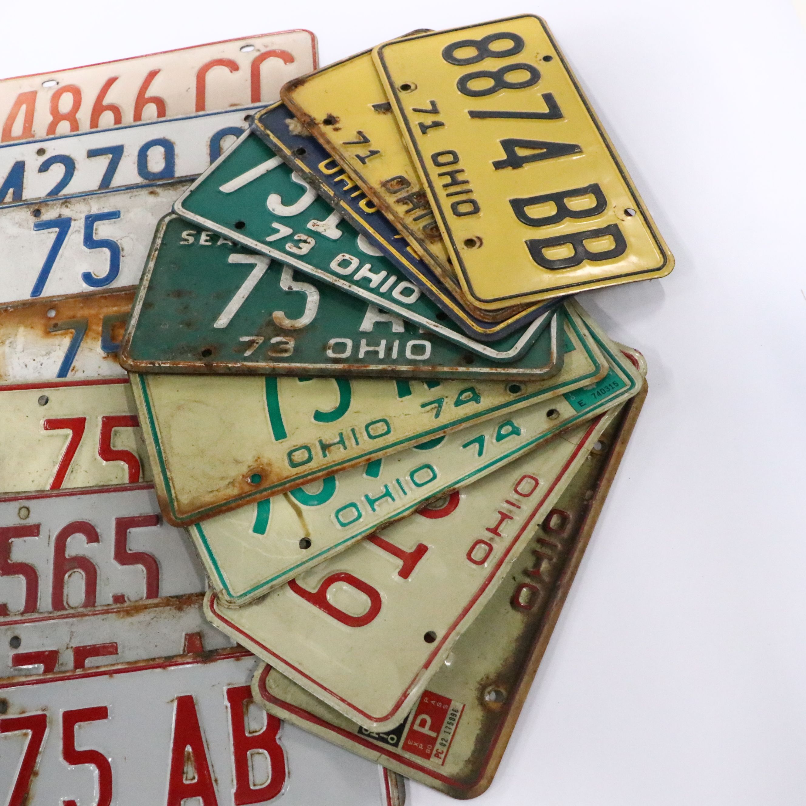 Ohio Automotive License Plates, 1965-1977